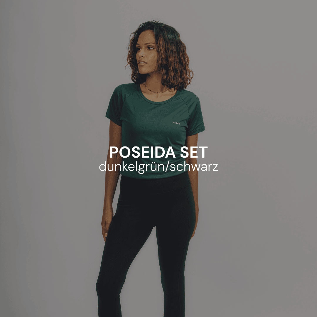 POSEIDA Set - dunkelgrün / schwarz