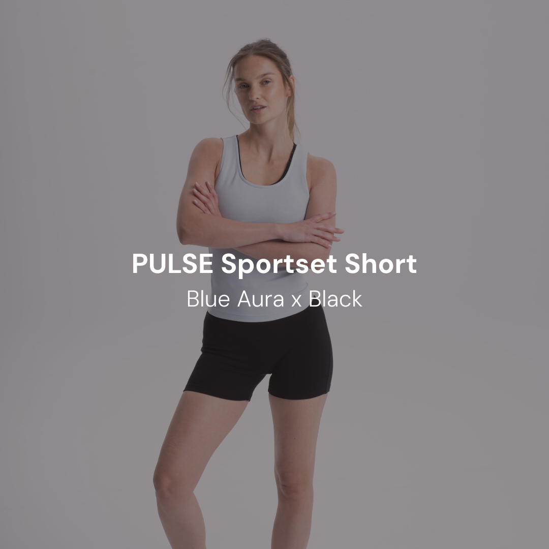 PULSE Sportset Short | Blue Aura x Black