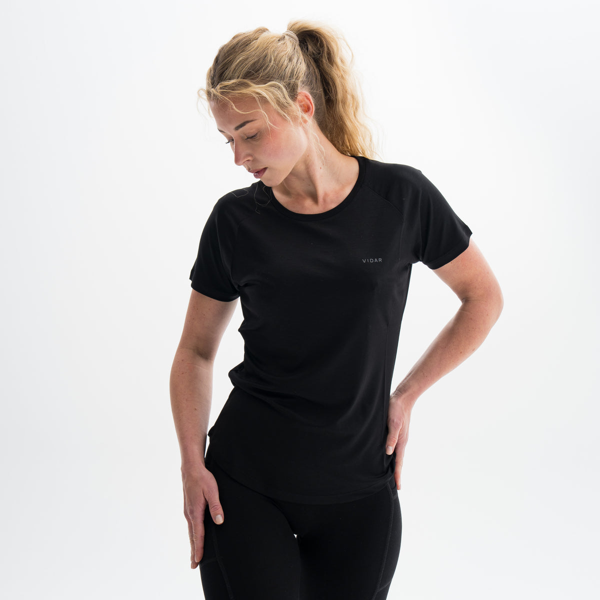 POSEIDA | Women Sport Shirt | Black