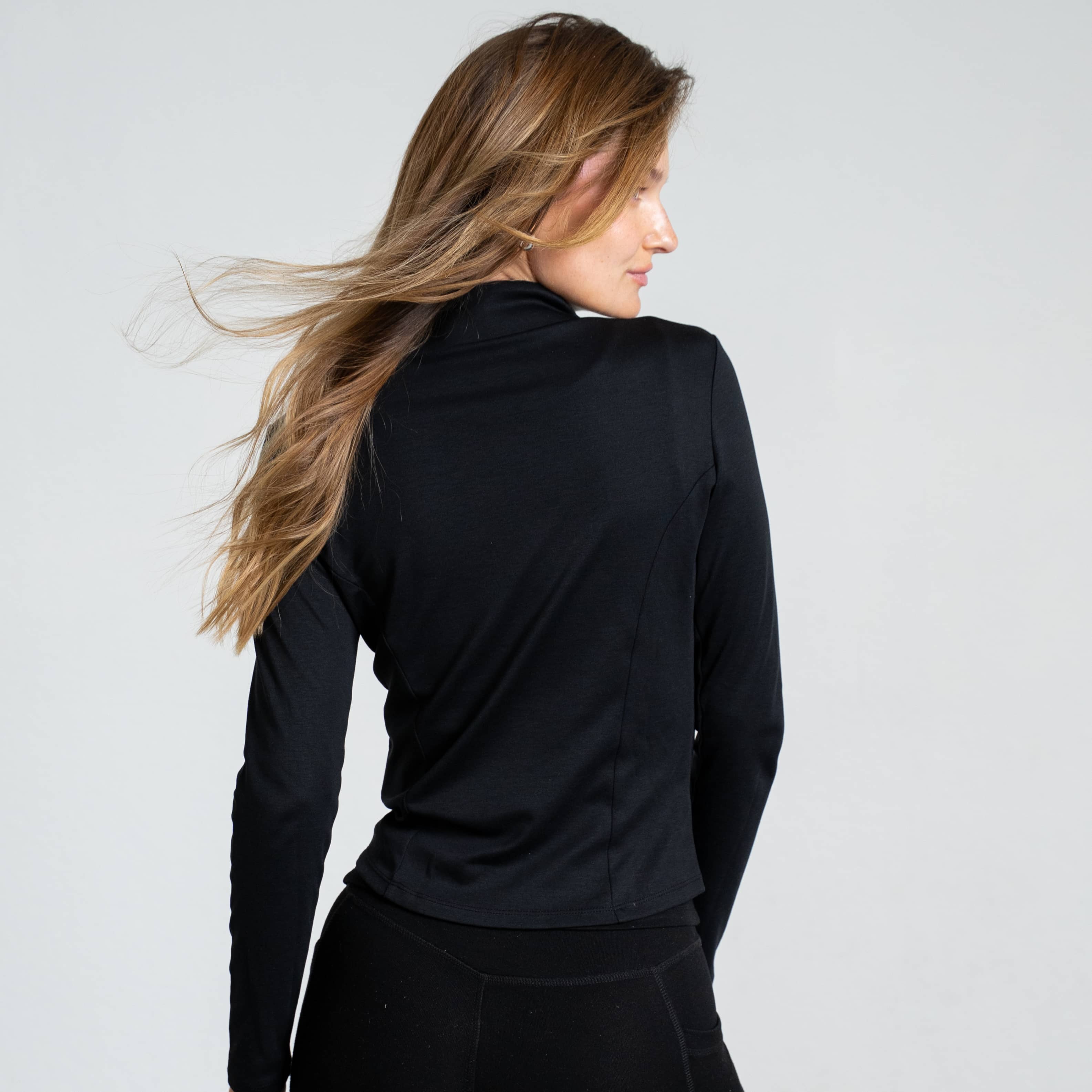 AURA | Natural Full-Zip – schwarz