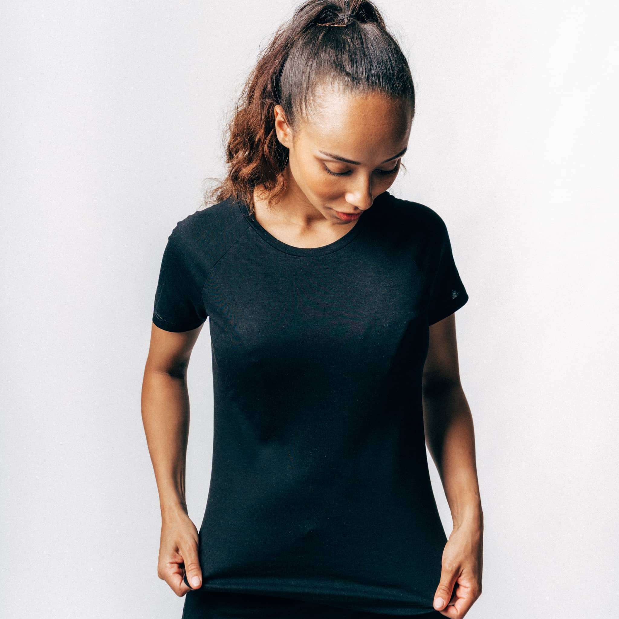 CLEAN I Women Movement Shirt - schwarz