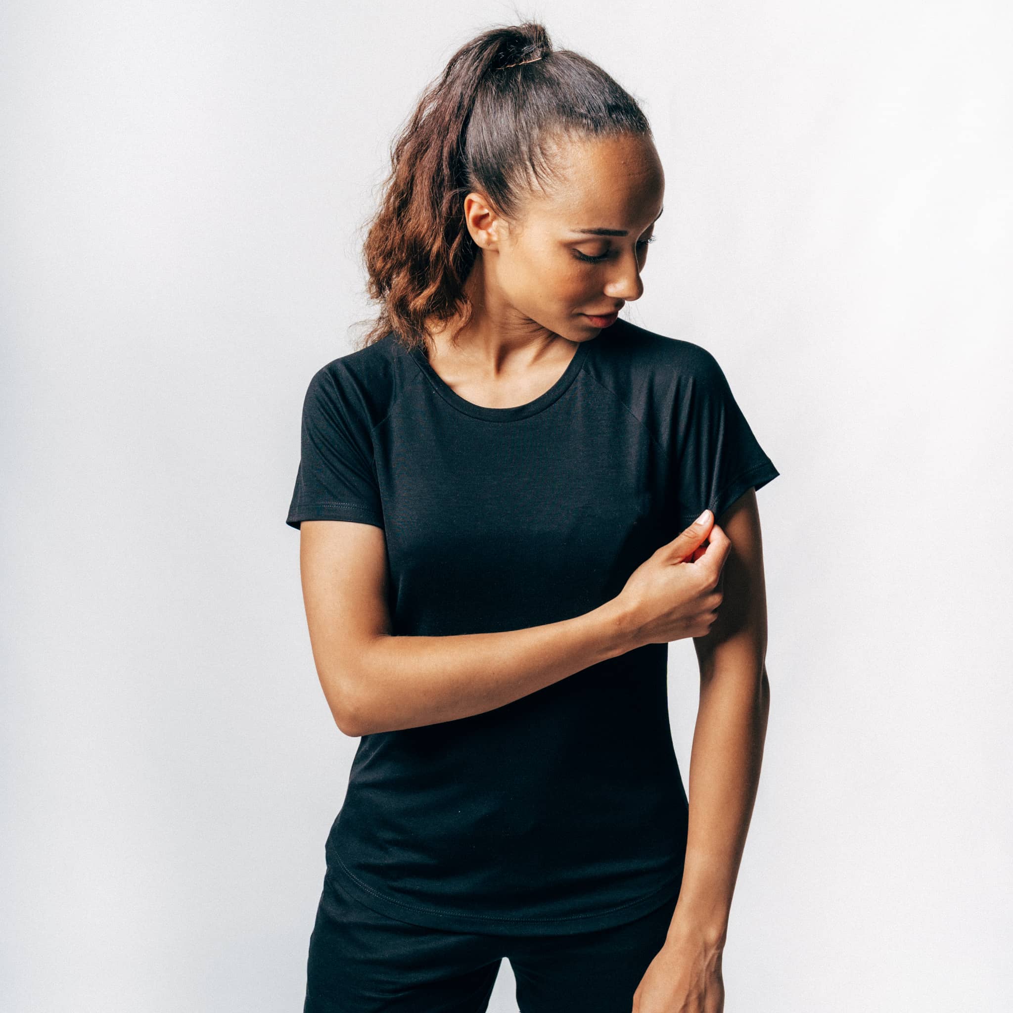 CLEAN I Women Movement Shirt - schwarz