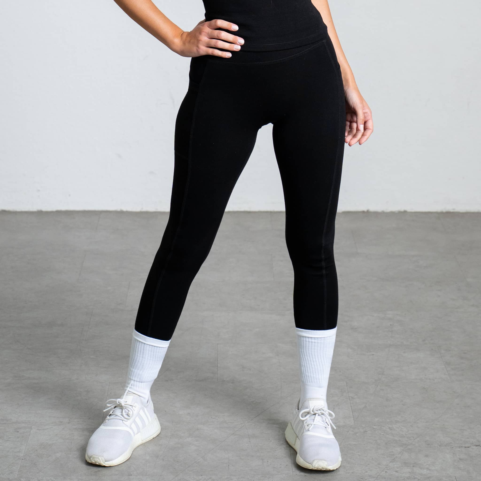 ELEVATE | Natural Sport Leggings – schwarz