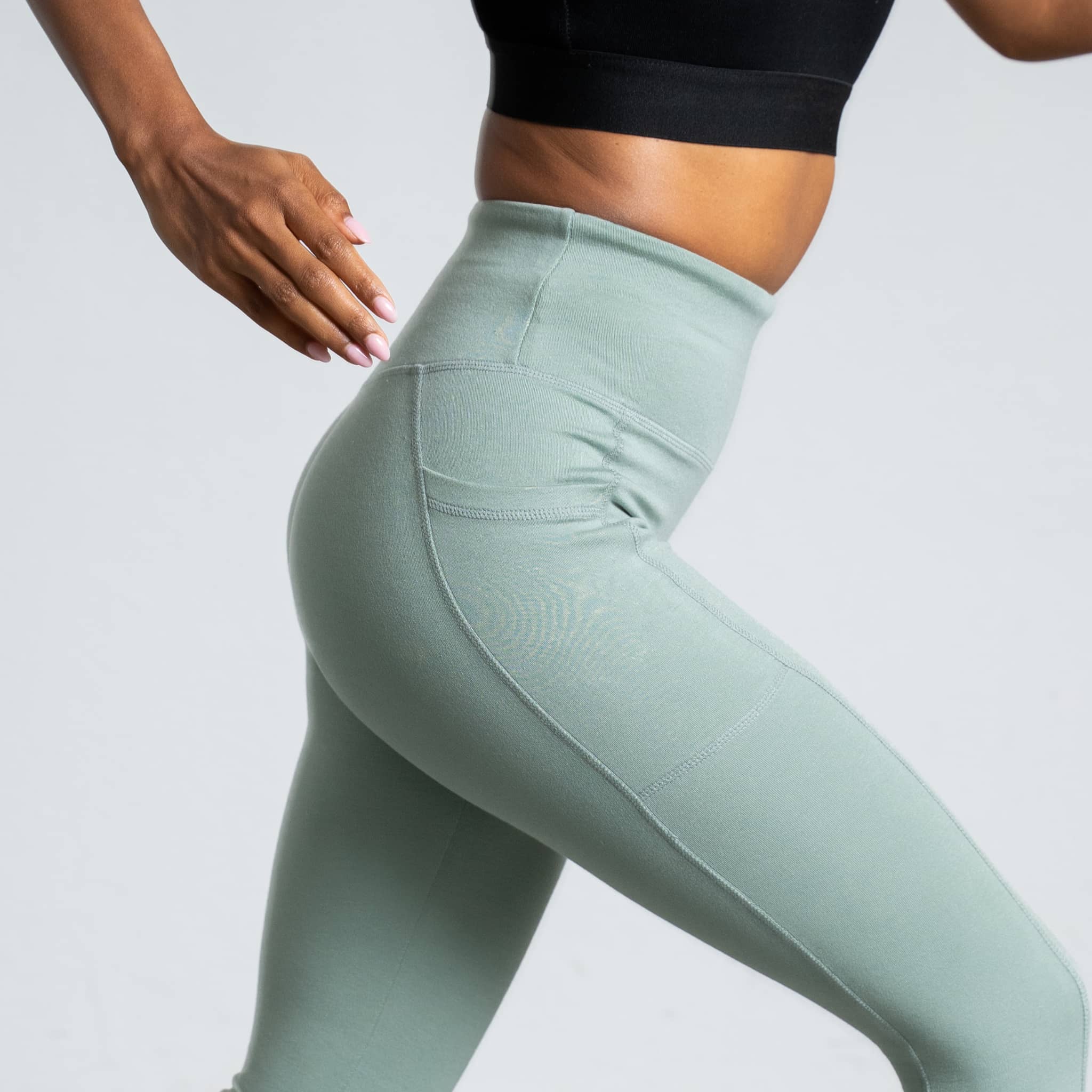 ELEVATE | Natural Sport Leggings – sage green
