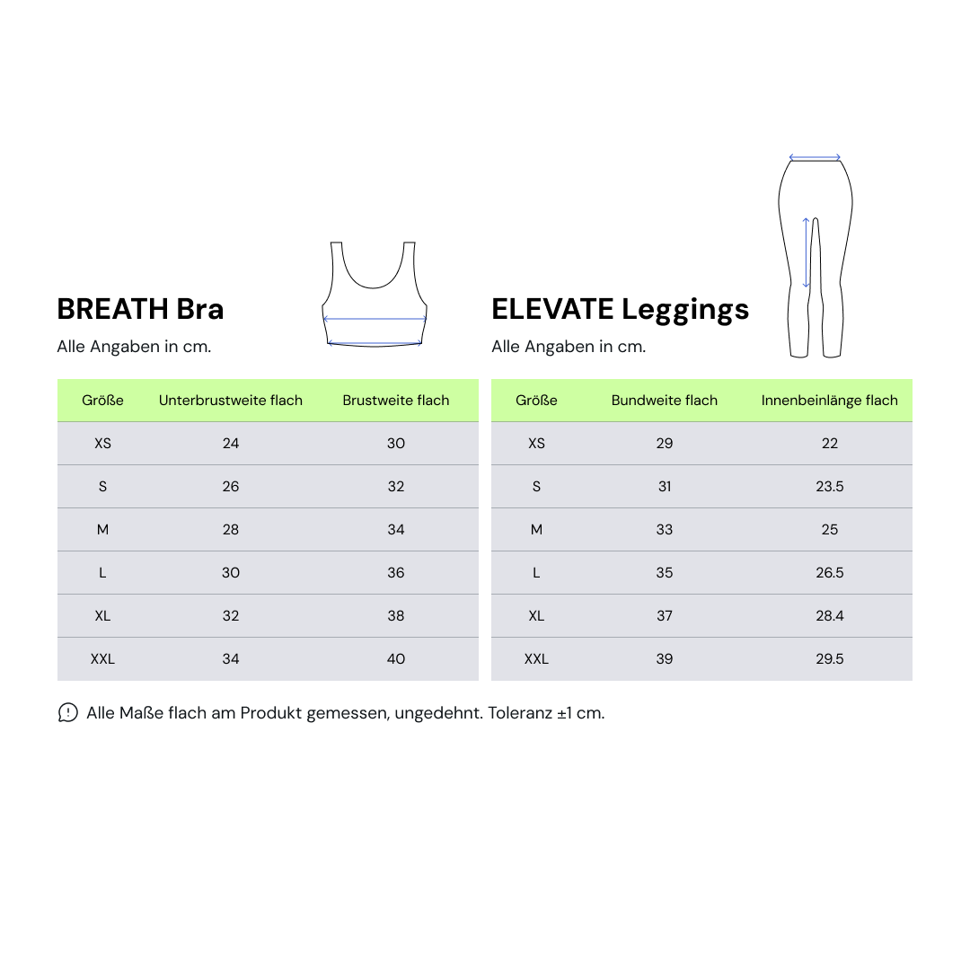 BREATH Sportset | Black x Sage Green