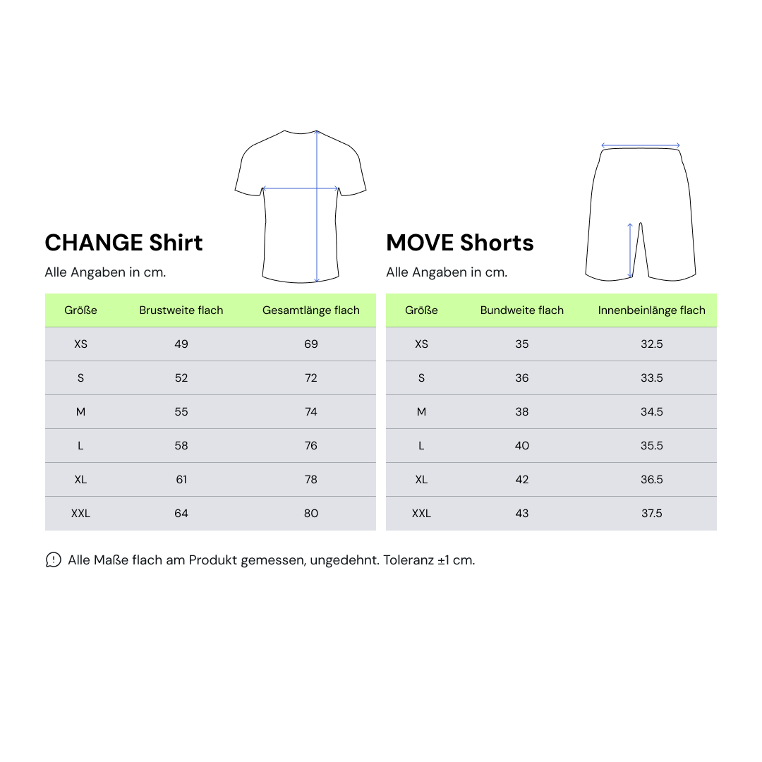 CHANGE Sportset Short | Navy Blue x Iron Grey