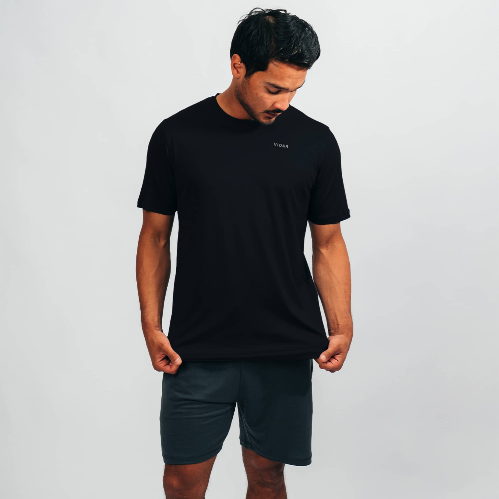 RESET I Natural Performance Tee - schwarz