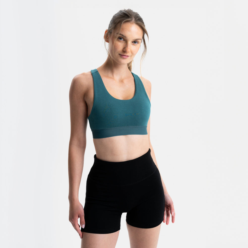 BREATH | Natural Sport Bra | Deep Sea Green
