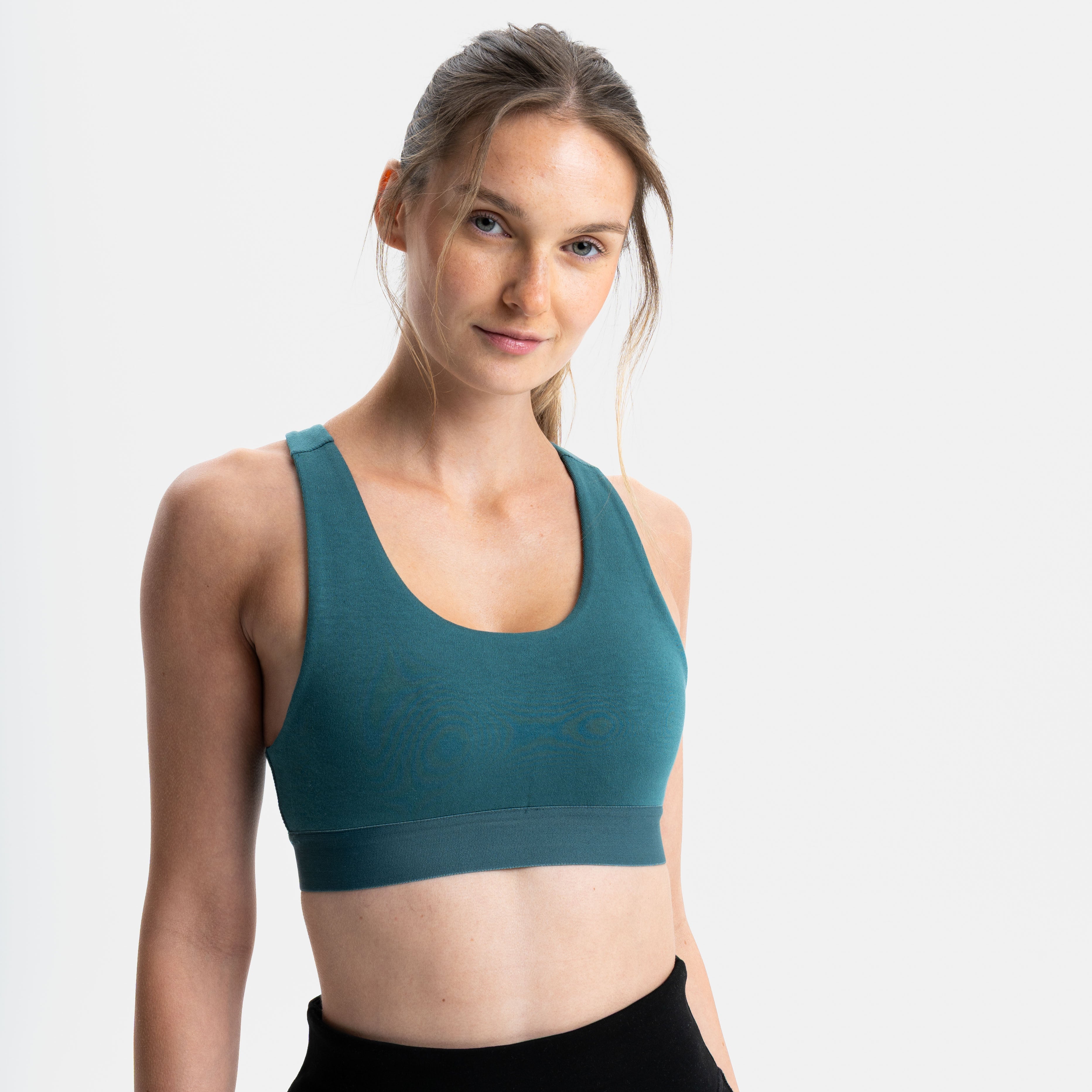 BREATH | Natural Sport Bra | Deep Sea Green