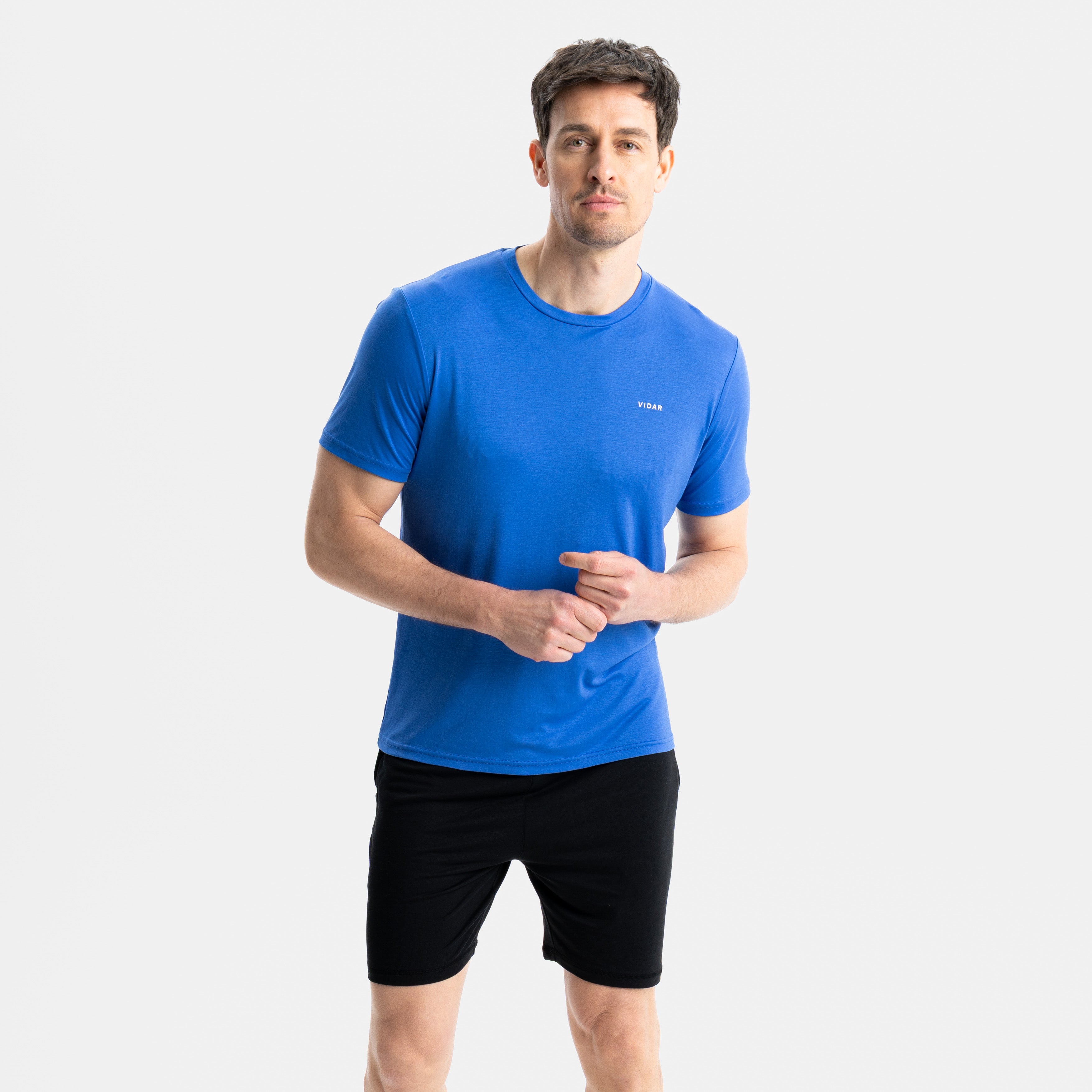 RESET I Natural Performance Tee | Electric Blue