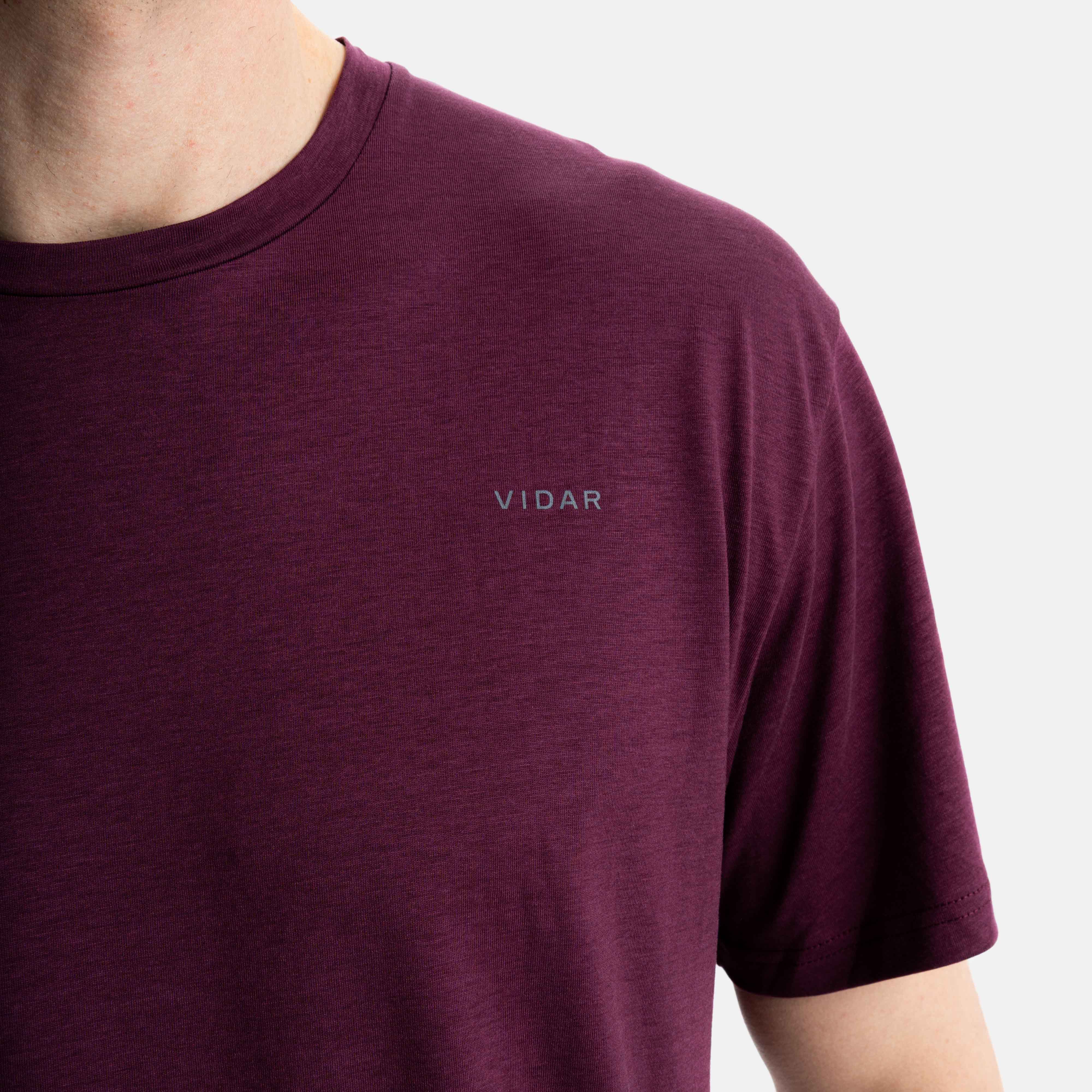 FORCE | Oversized Movement Shirt | Burgundy Red