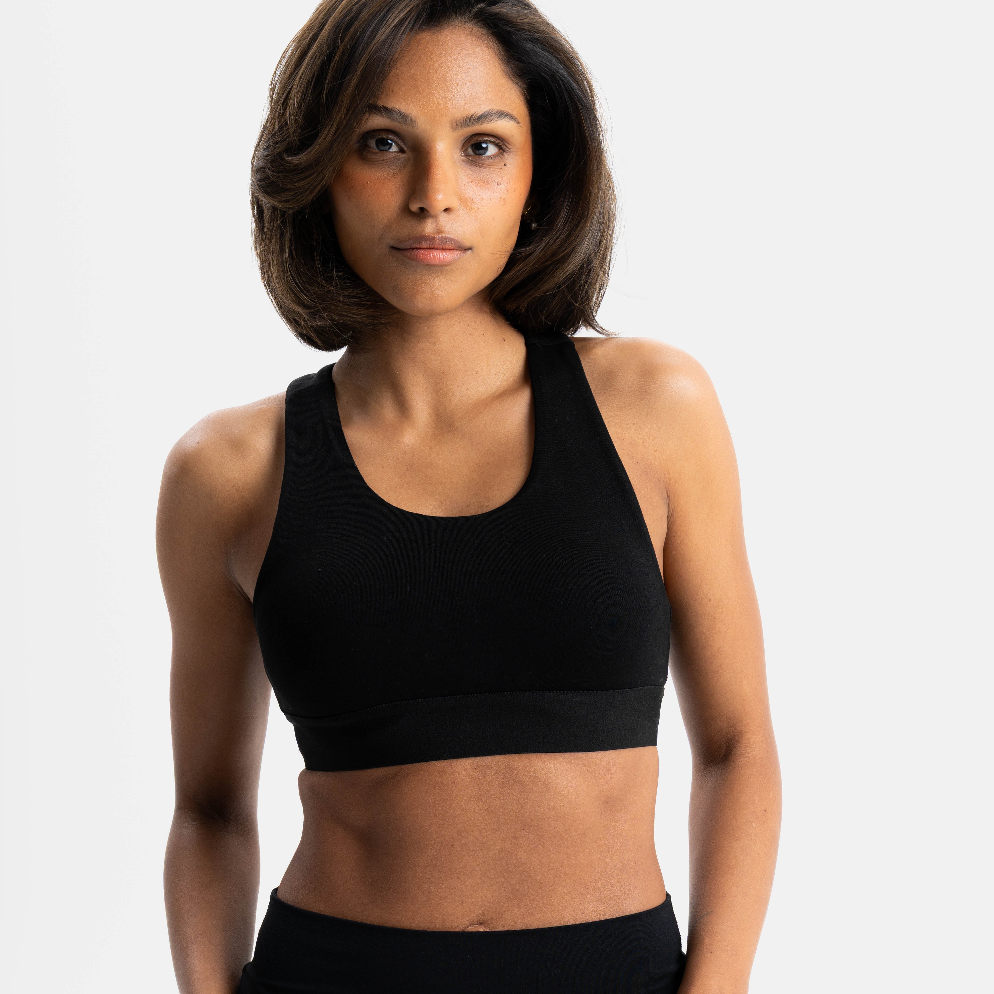 BREATH | Natural Sportsbra – schwarz
