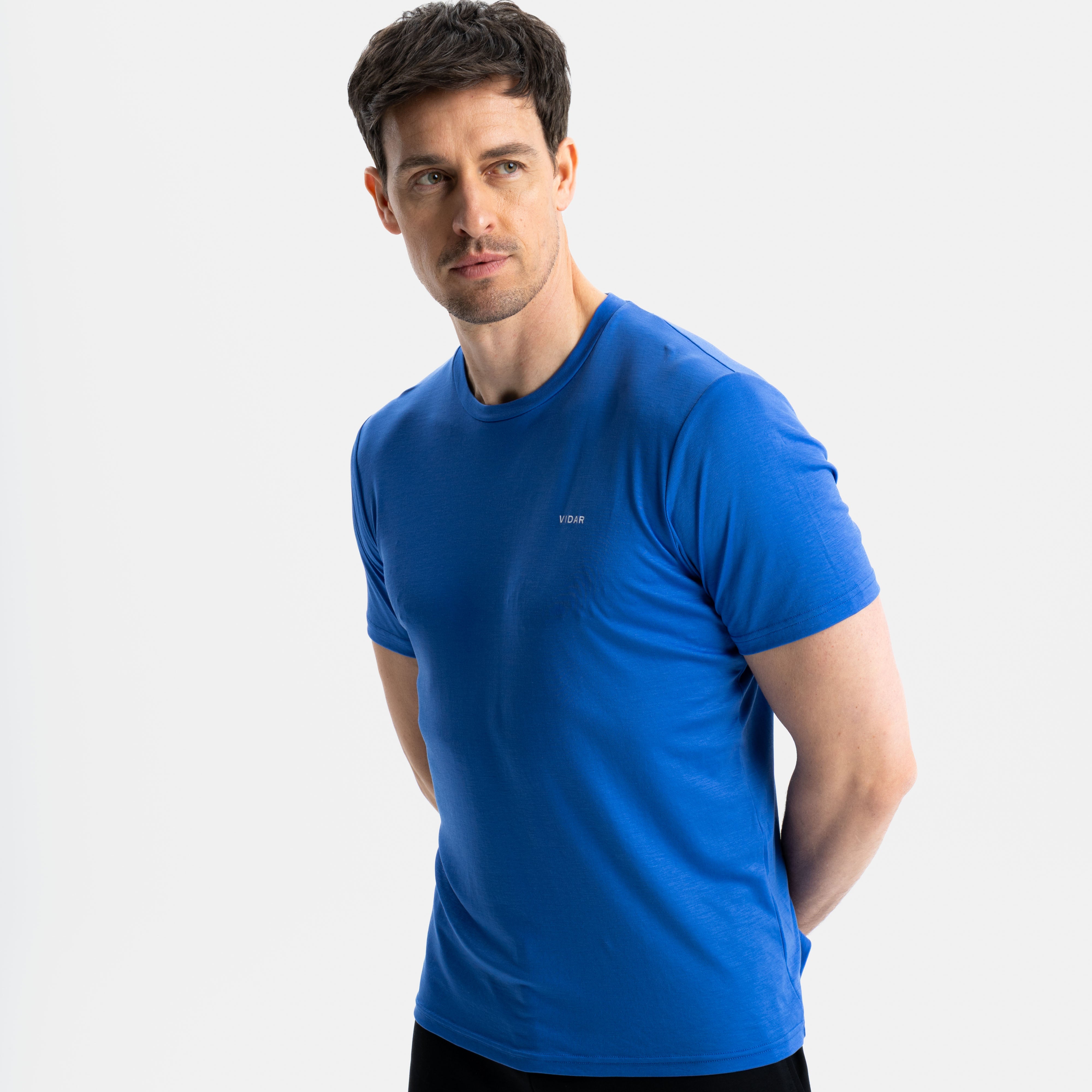 RESET I Natural Performance Tee | Electric Blue