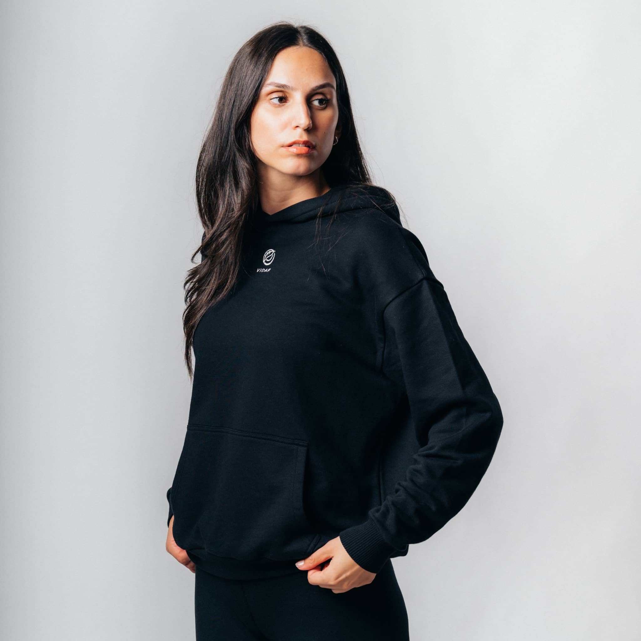 GUARD I Natural Hoodie Oversize - schwarz