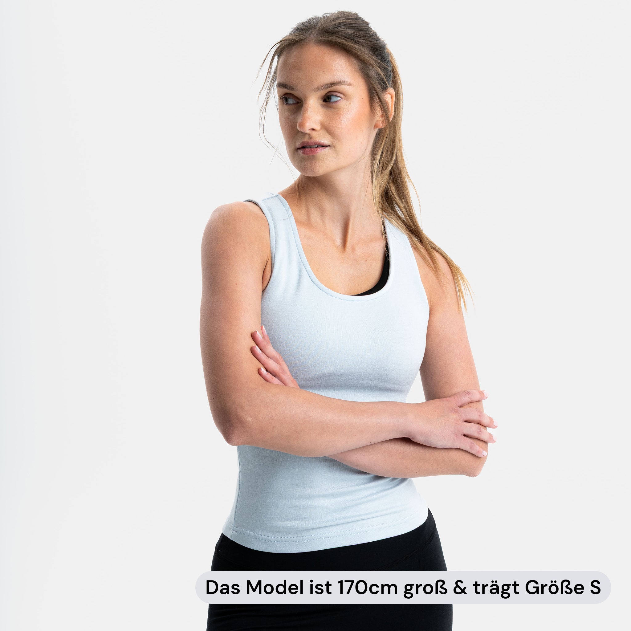 PULSE | Natural Sport Top | Blue Aura