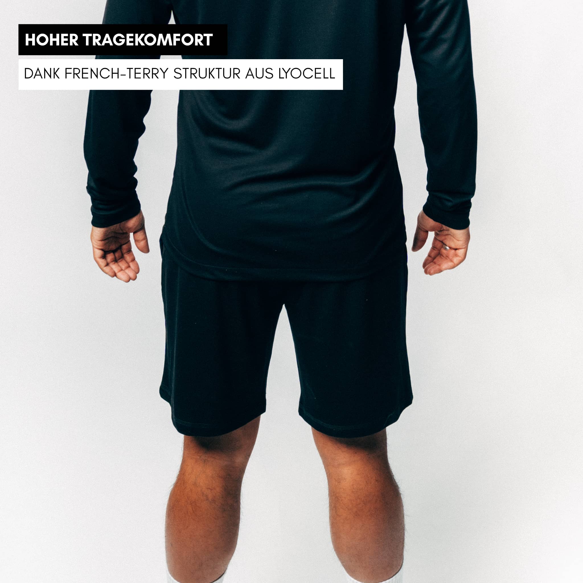 MOVE I Natural Sport Shorts - schwarz