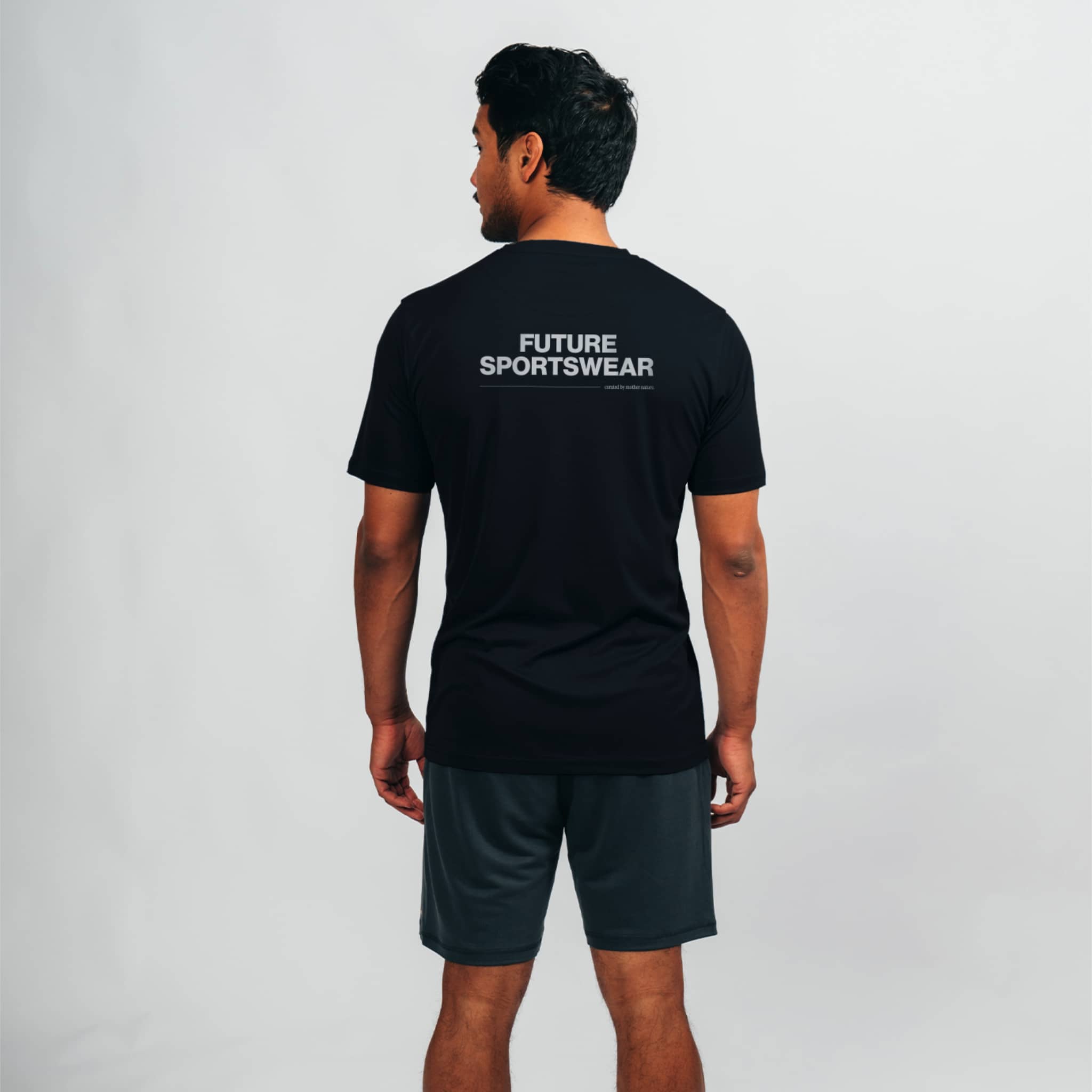 RESET I Natural Performance Tee - schwarz