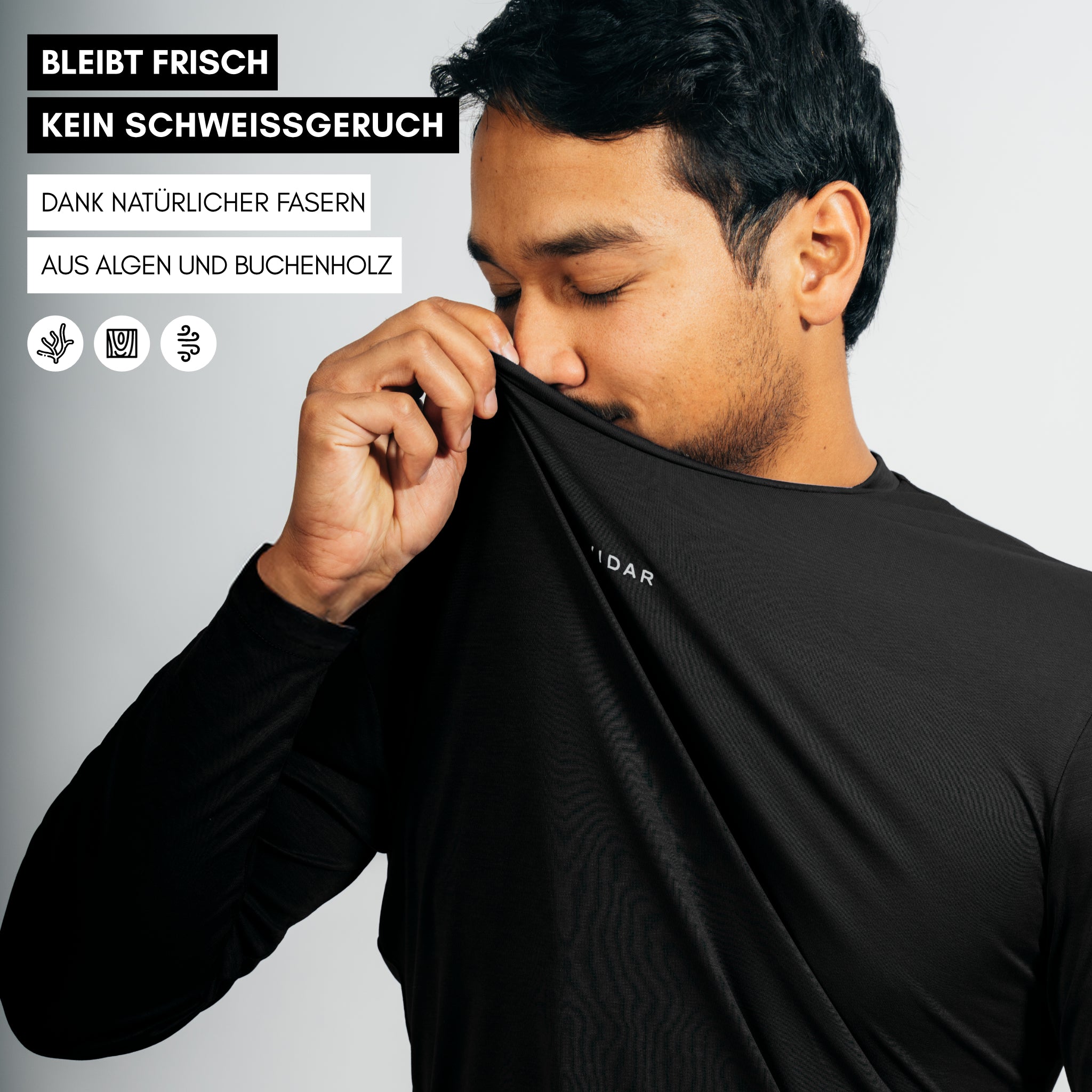 DISTANCE | Natural Performance Longsleeve - schwarz