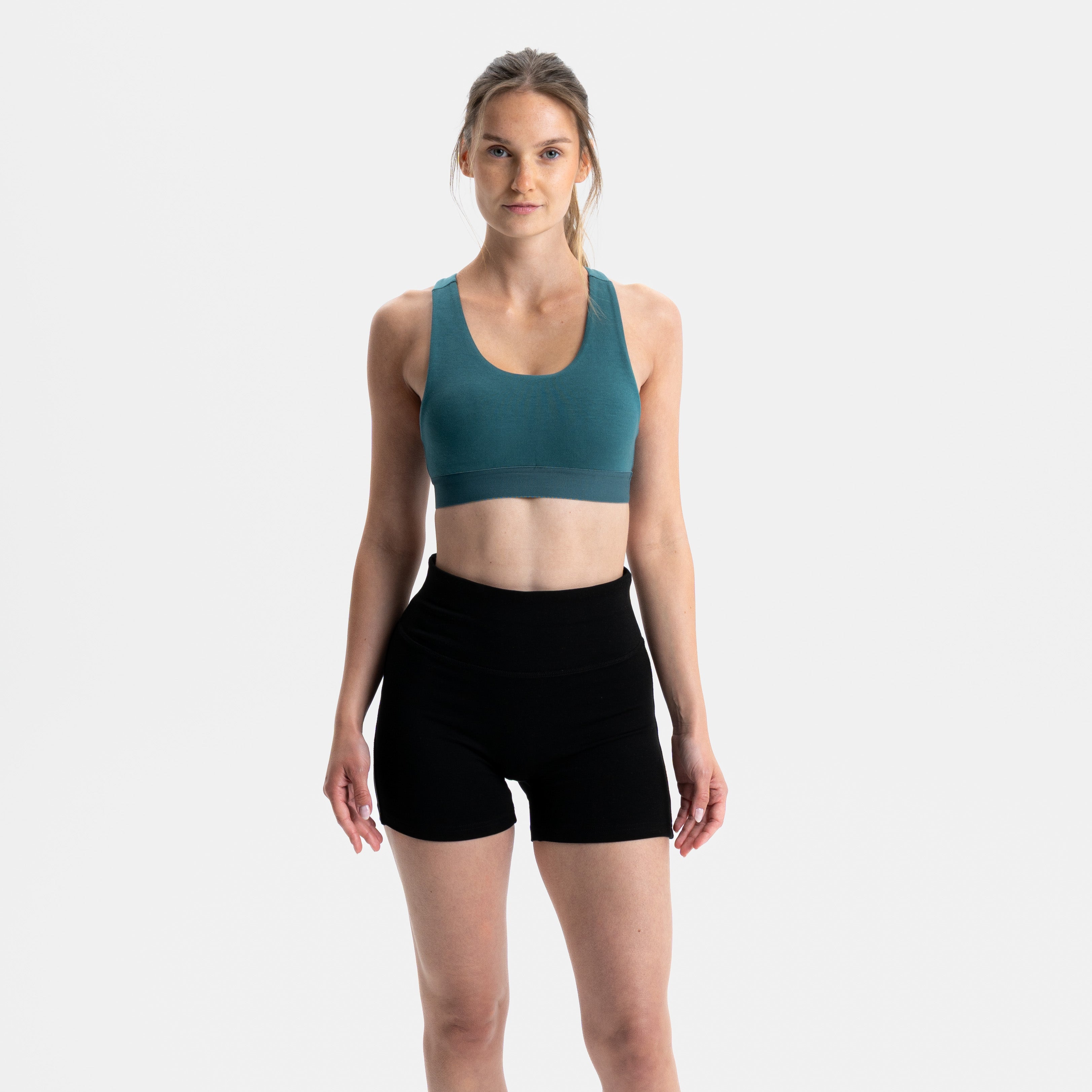 BREATH | Natural Sport Bra | Deep Sea Green
