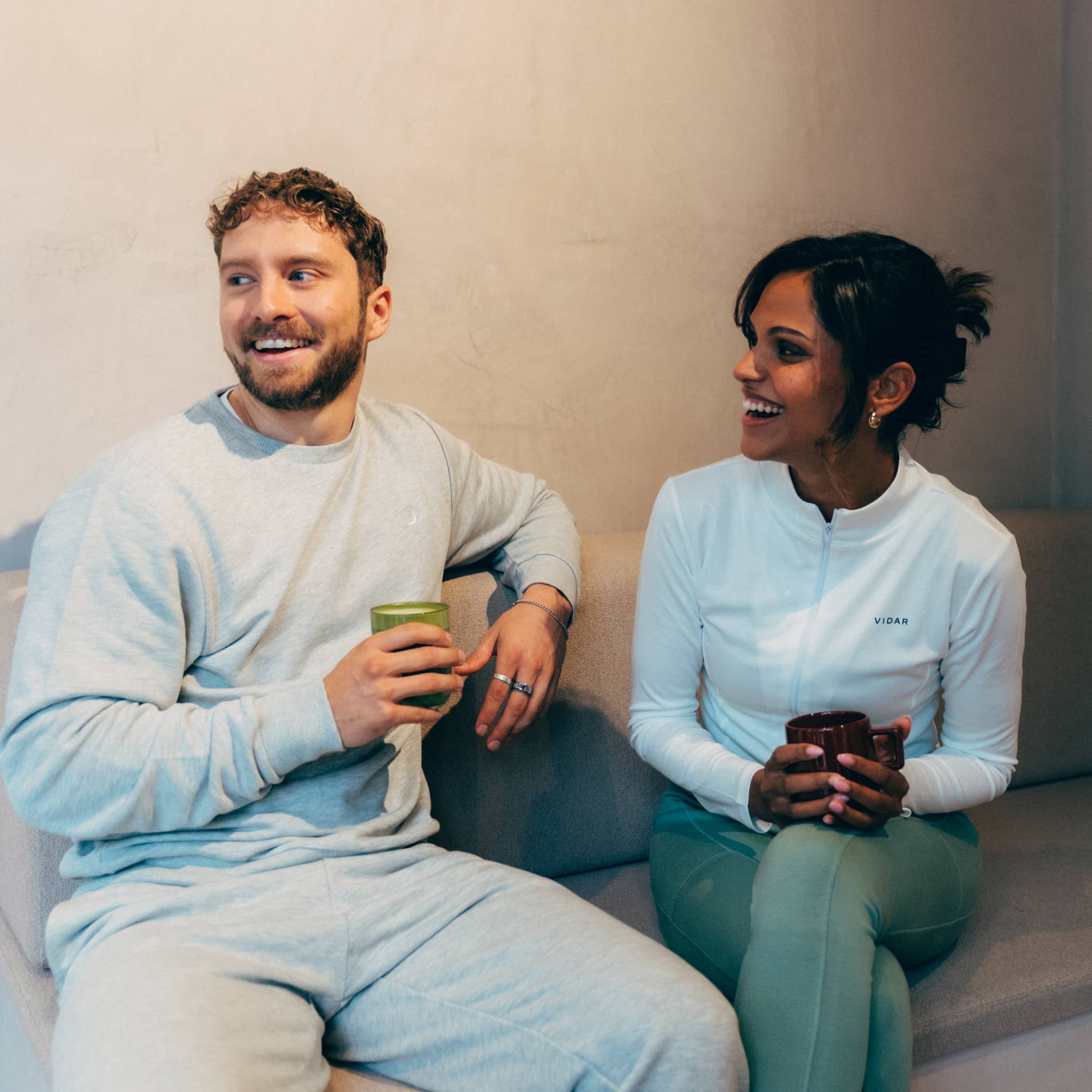 ALL COURT I Natural Sweatpants - grau-meliert