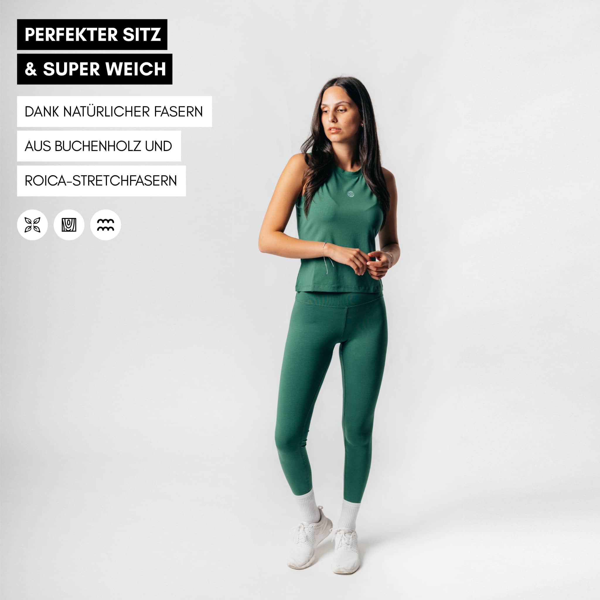 SHAPE 2.0 I Natural Sport Leggings - grün