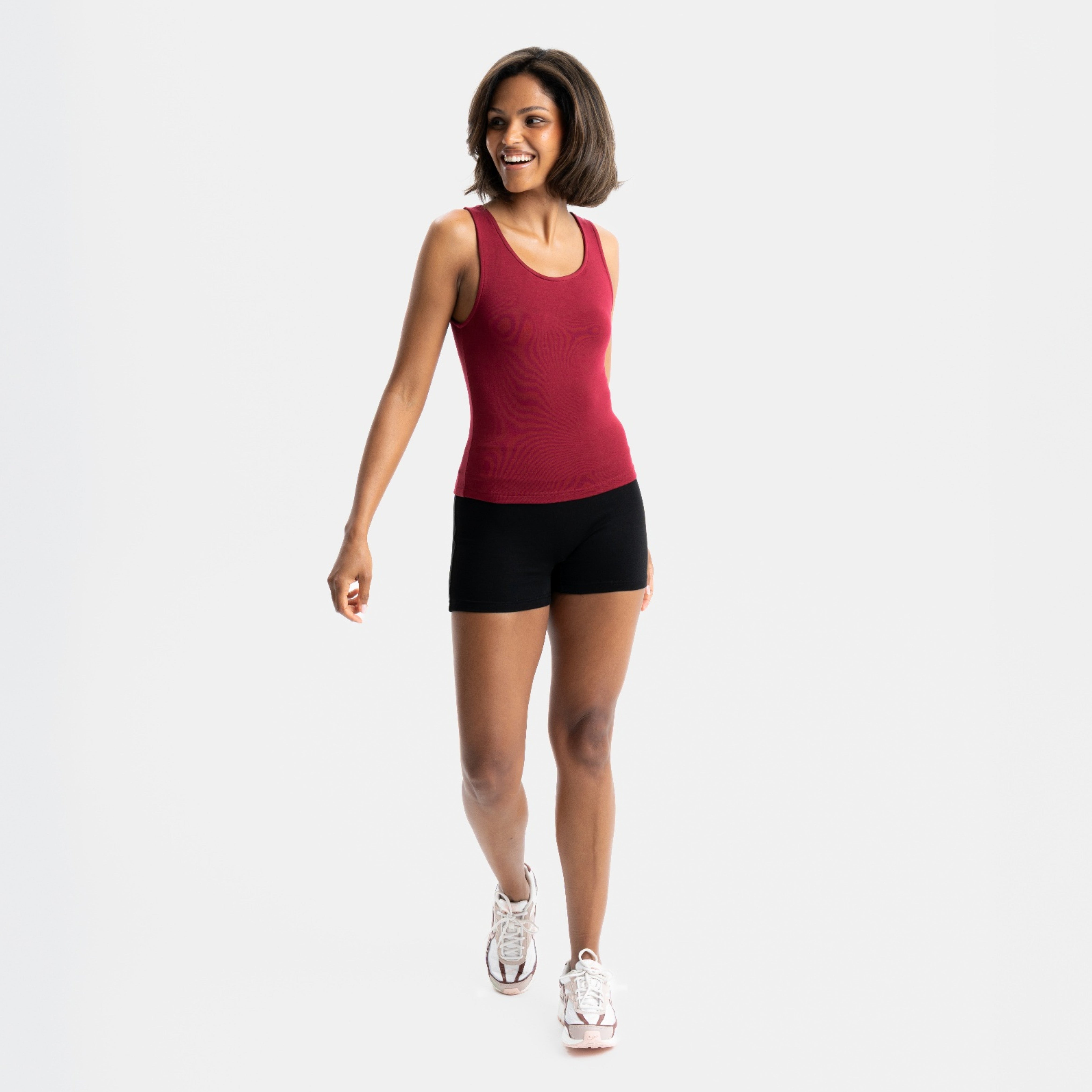 PULSE | Natural Sport Top | Red Berry