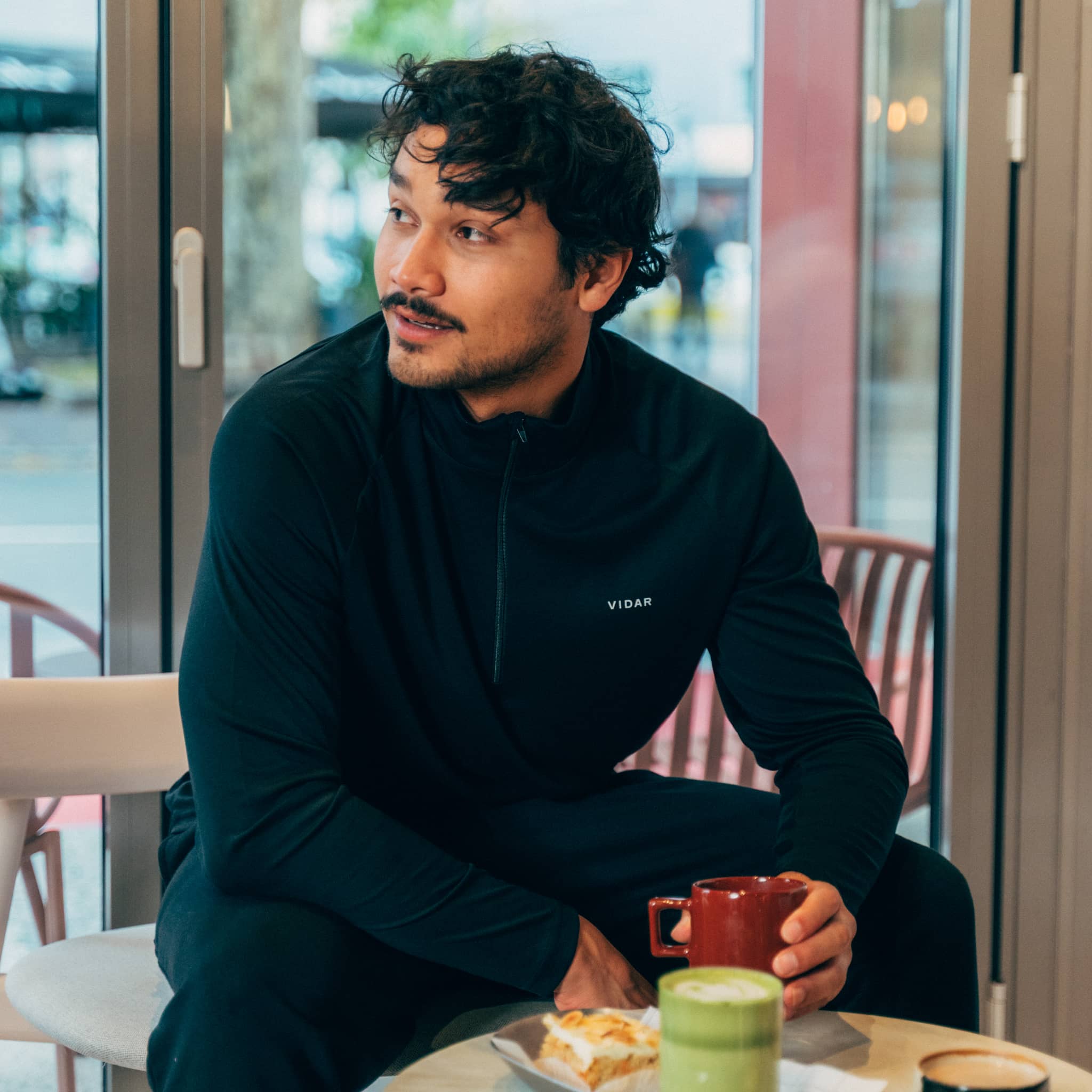 MOTION | Natural Quarter-Zip - schwarz