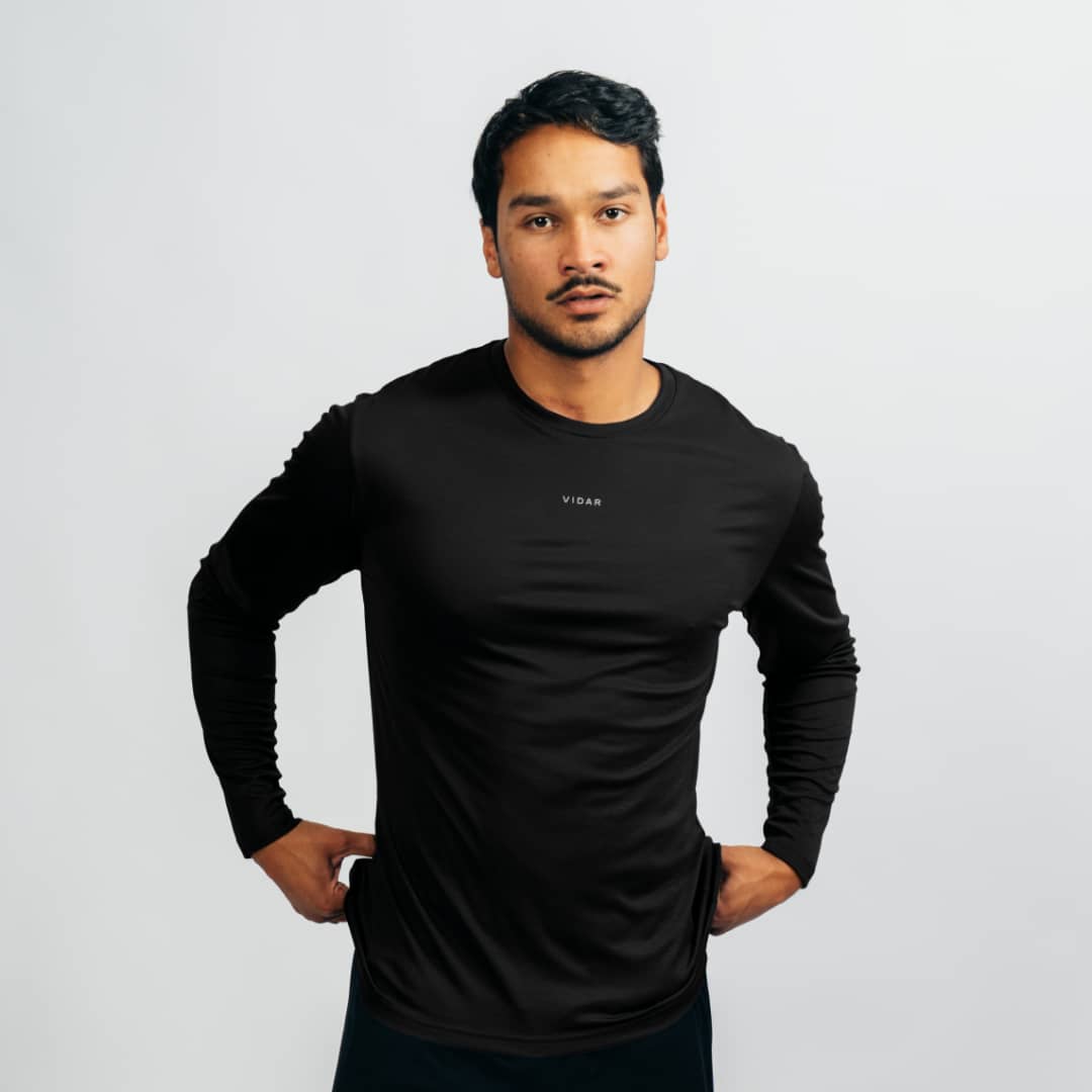 DISTANCE | Natural Performance Longsleeve - schwarz