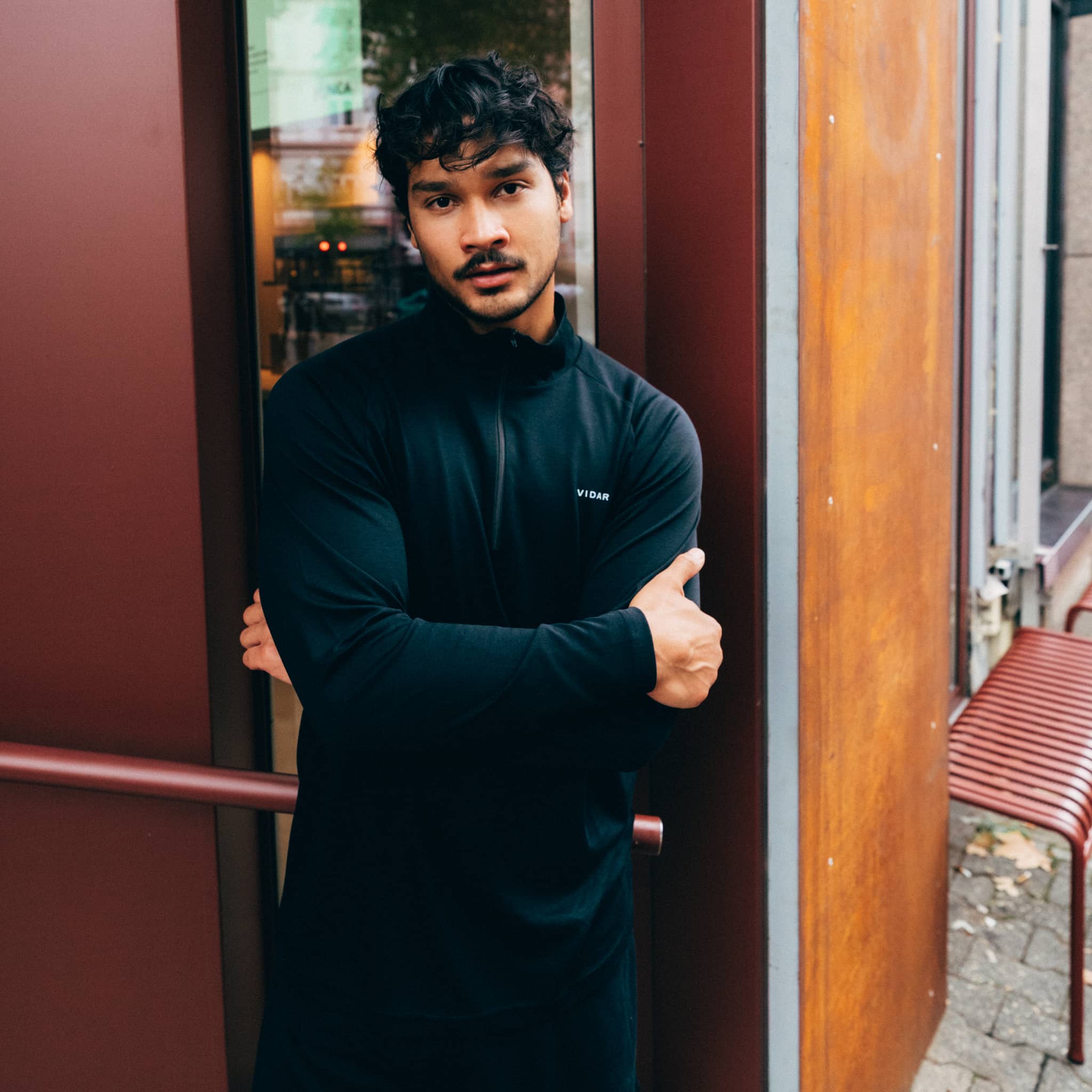 MOTION | Natural Quarter-Zip - schwarz