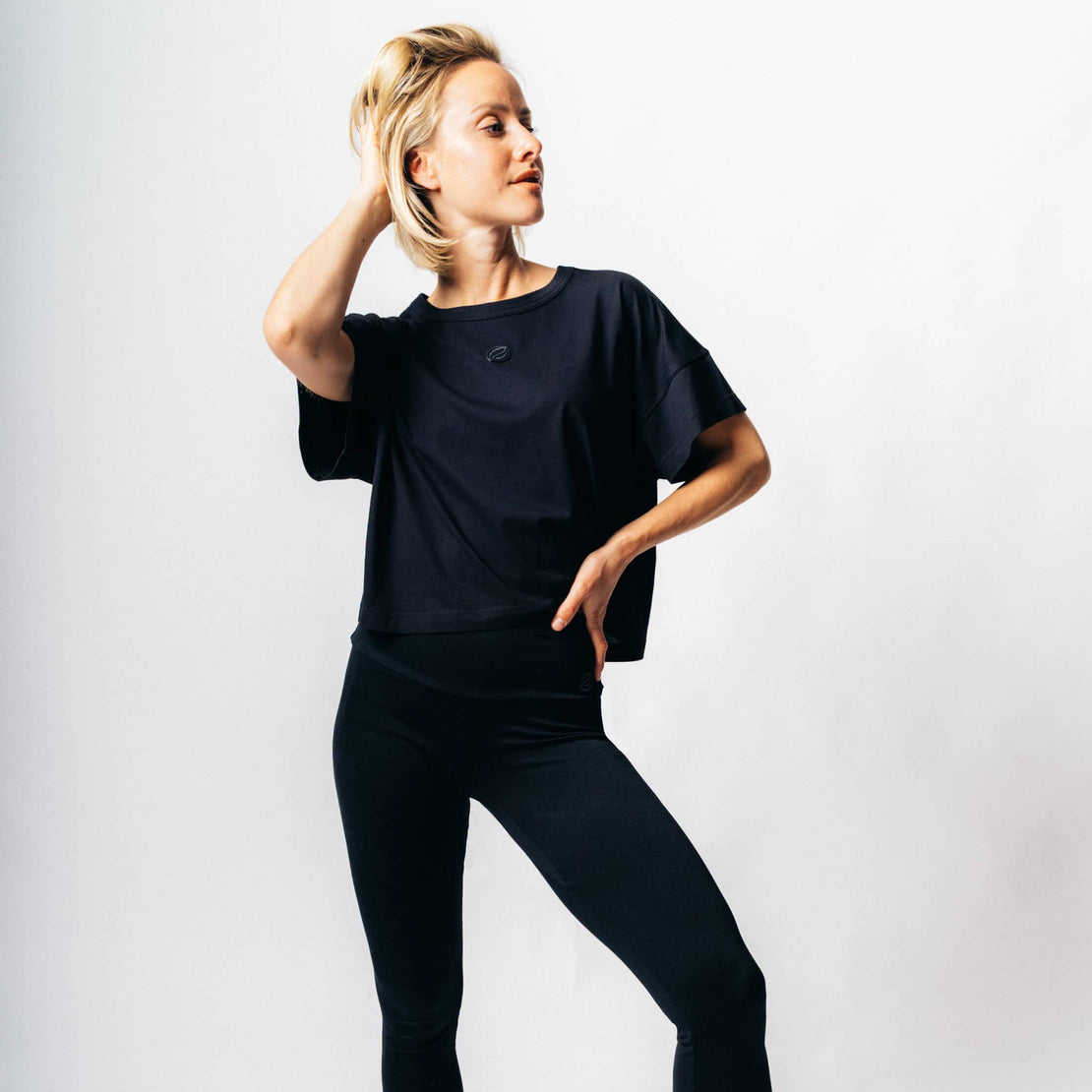 Yoga Sportset Box-Shirt & Leggings aus TENCEL™