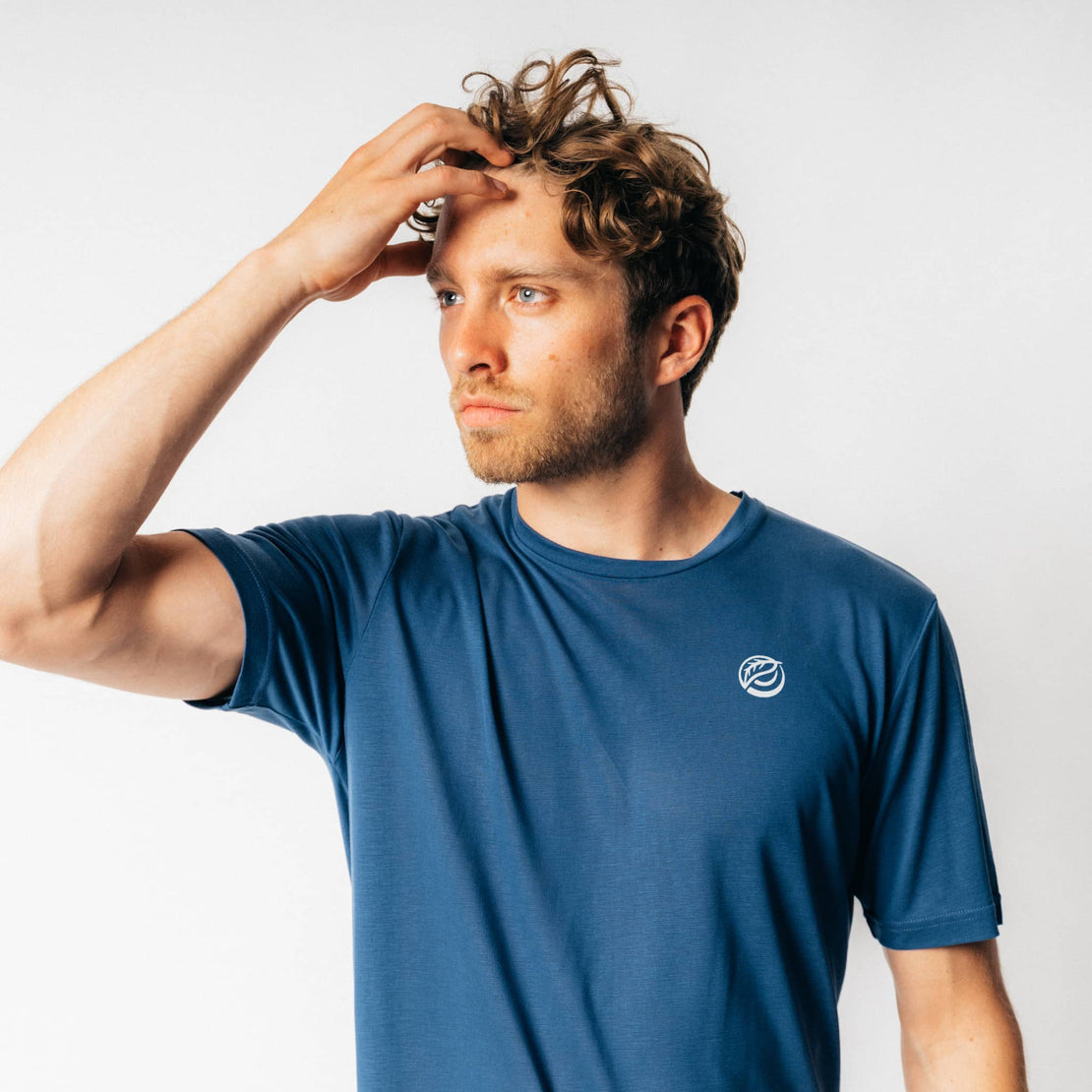 CHANGE I Natural Sport Tee - blau