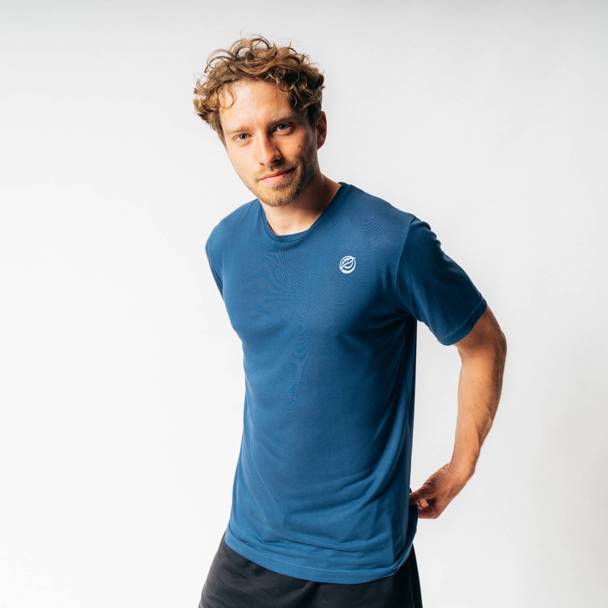 CHANGE I Natural Sport Tee - blau