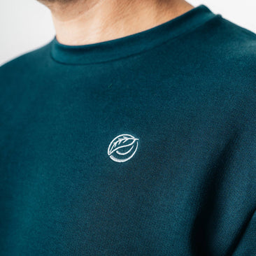 RECORD | Natural Crewneck Sweater navy blau