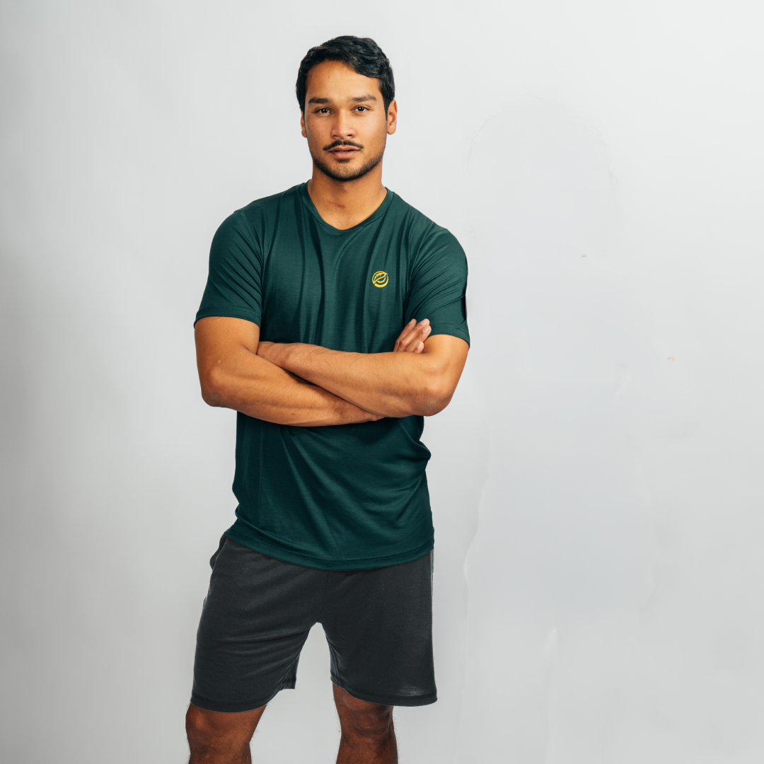 CHANGE Sportset Short | Forrest Green x Iron Grey