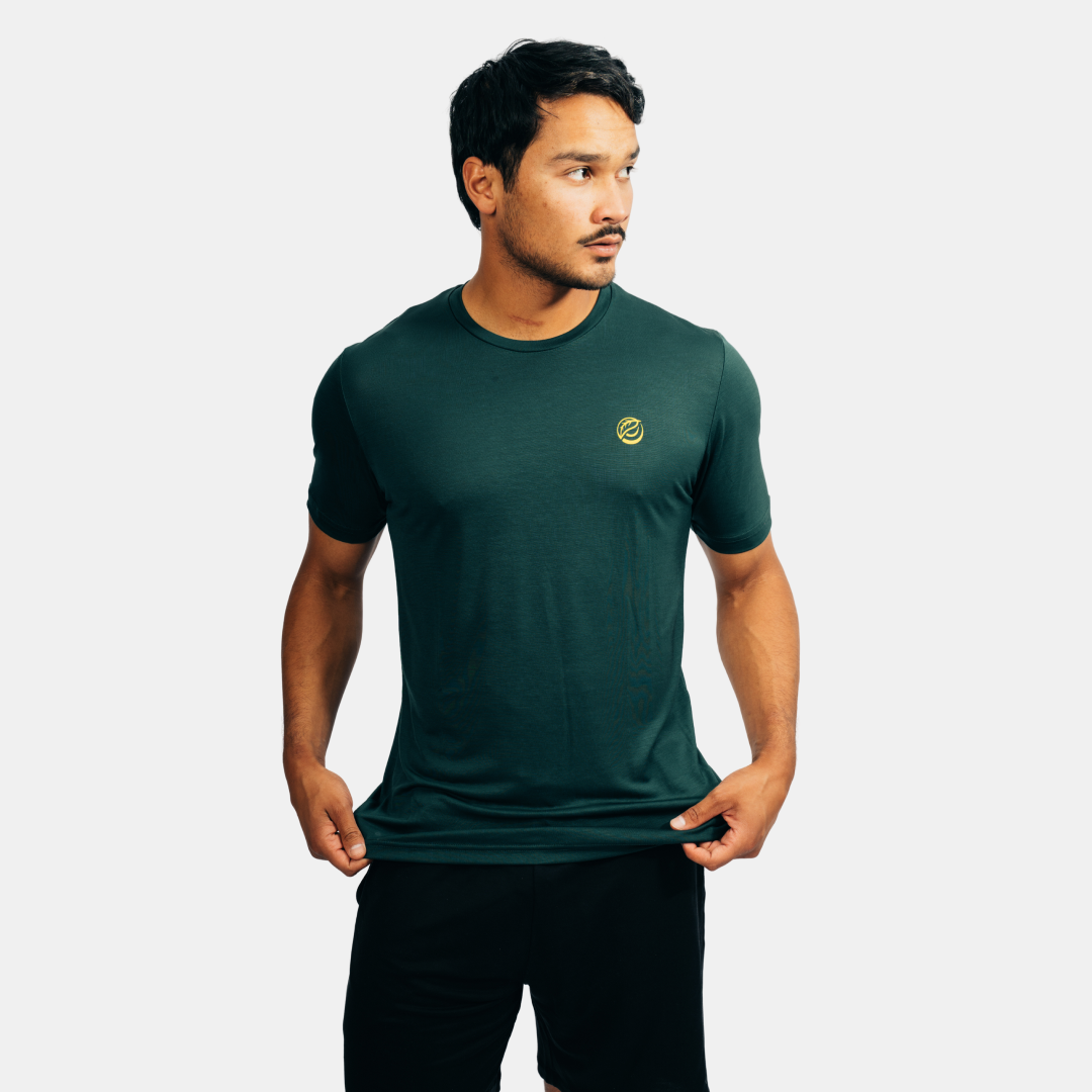 CHANGE I Natural Sport Tee | Forrest Green