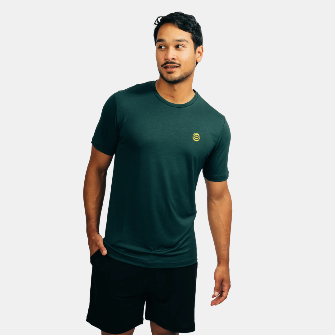 CHANGE I Natural Sport Tee | Forrest Green
