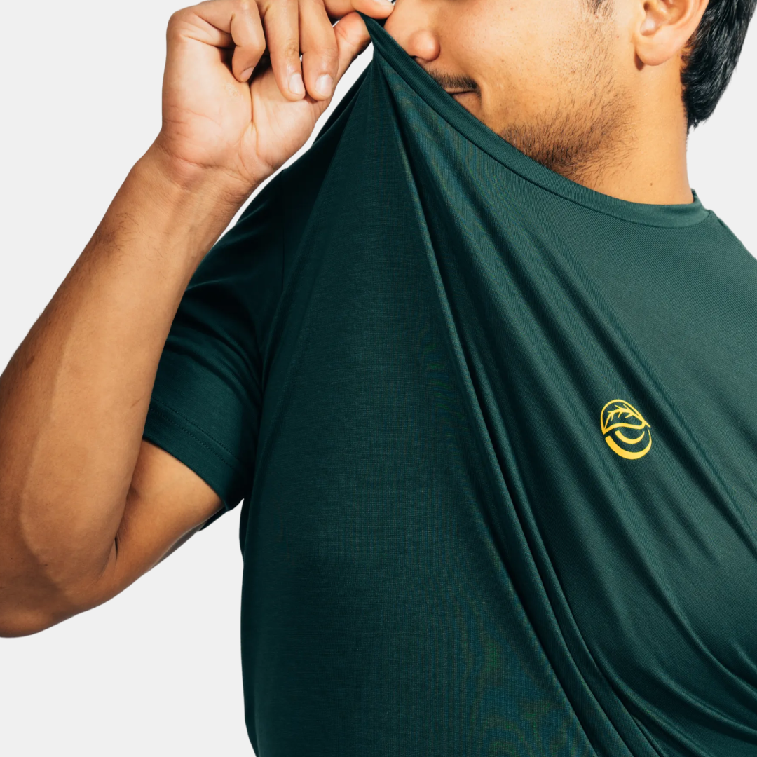 CHANGE I Natural Sport Tee | Forrest Green