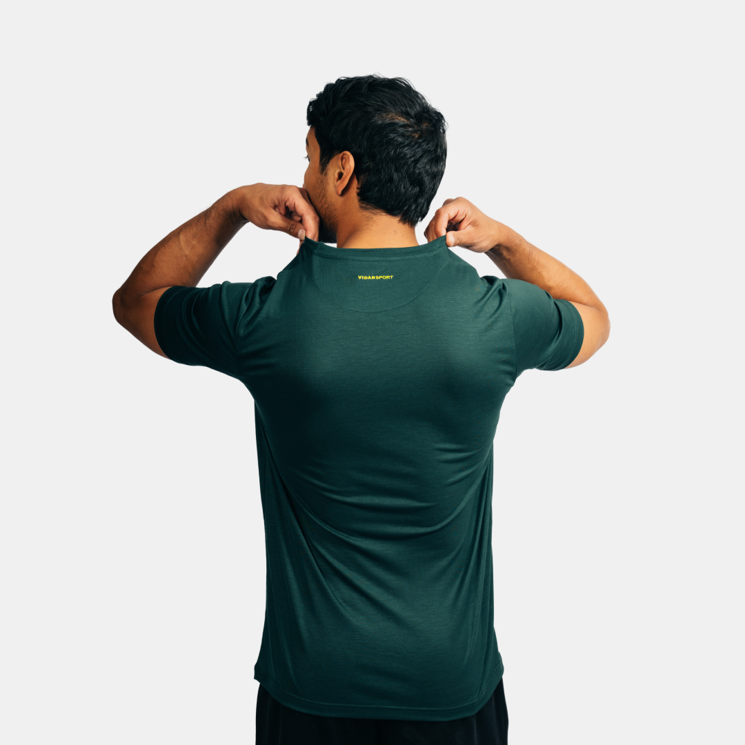 CHANGE I Natural Sport Tee | Forrest Green