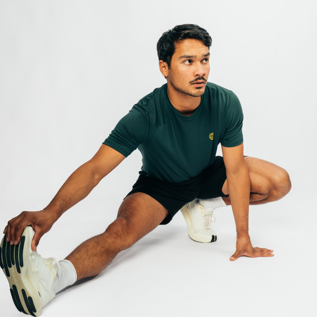 CHANGE I Natural Sport Tee | Forrest Green
