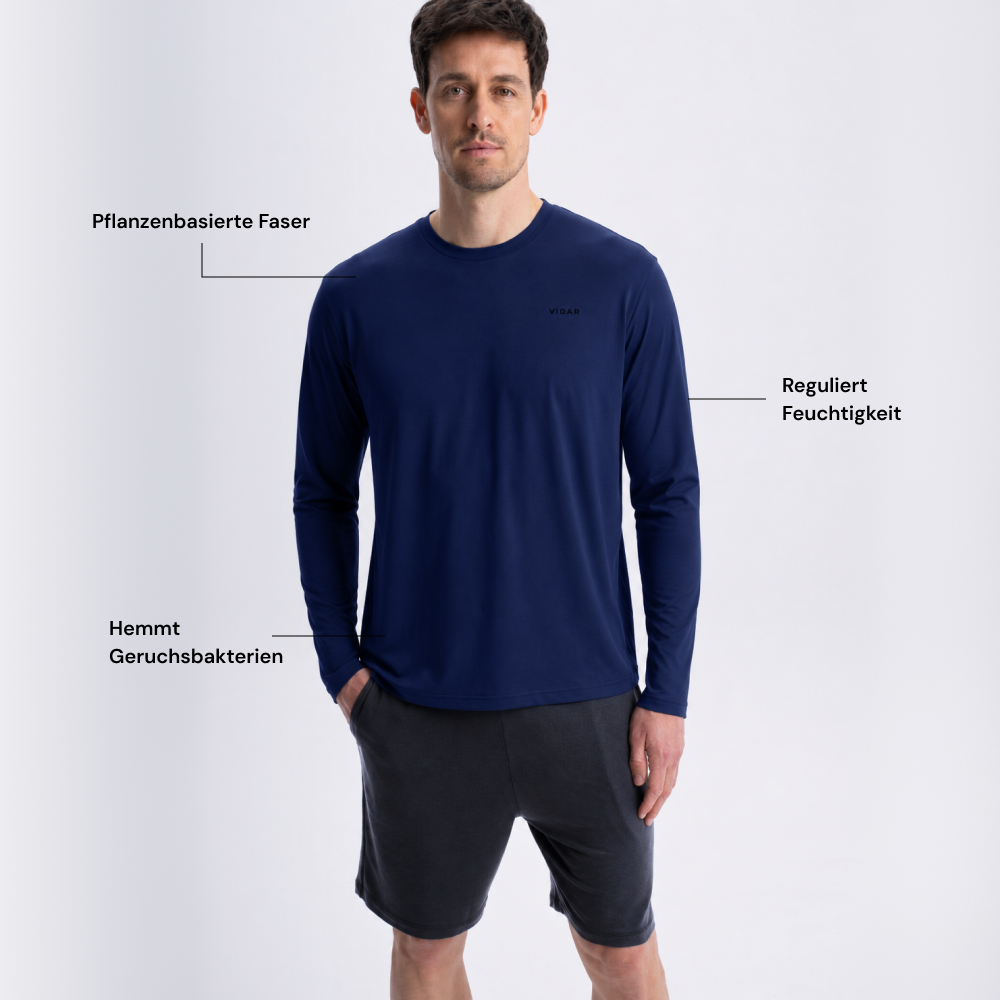DISTANCE | Performance Longsleeve | Deep Navy
