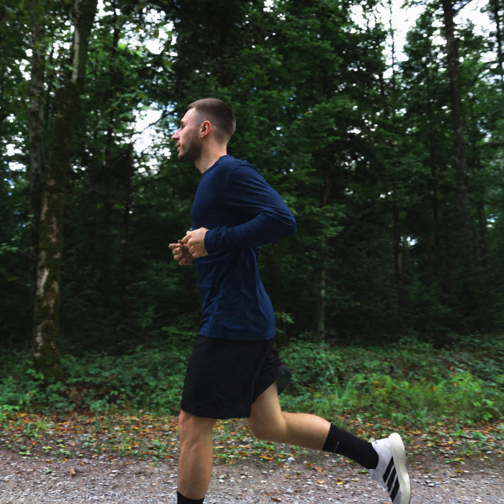 DISTANCE | Performance Longsleeve | Deep Navy