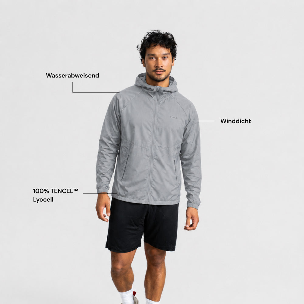 EXO | Natural Windbreaker Herren | Iron Grey