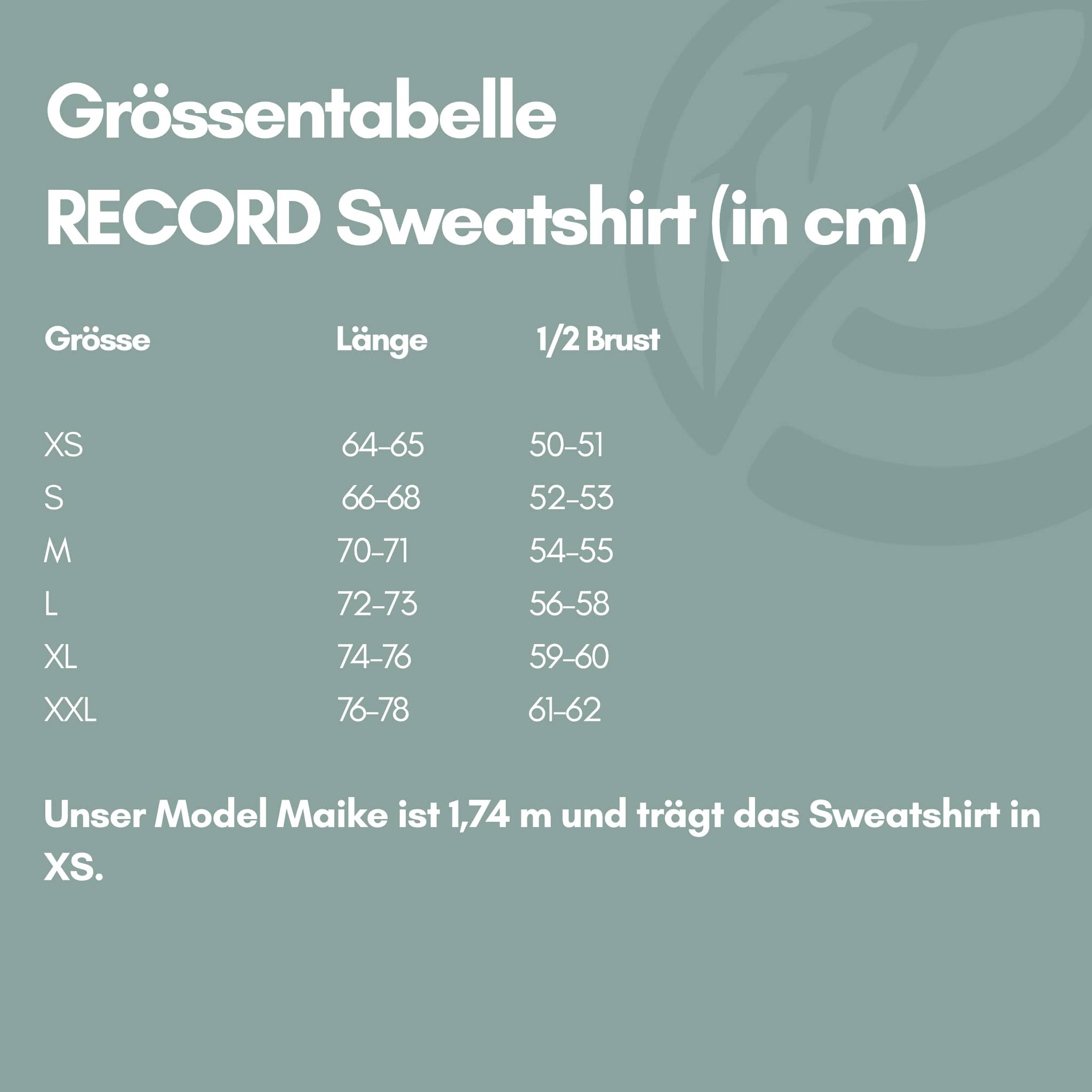 RECORD | Natural Crewneck Sweater aus Bio-Baumwolle - navy blau