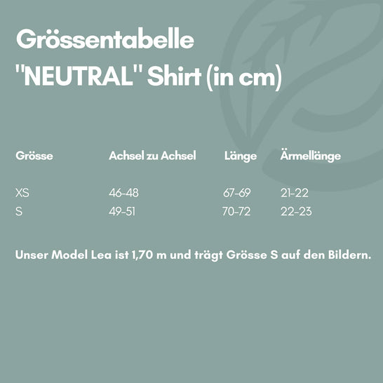 NEUTRAL I Natural Oversized Sport Tee - grey melange