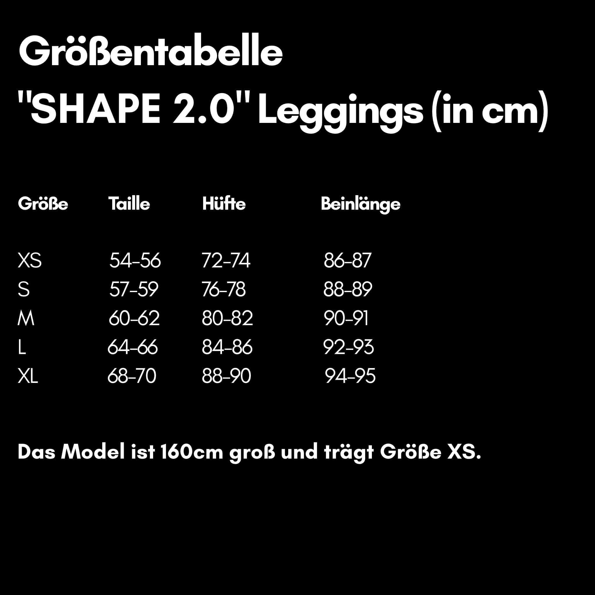 SHAPE 2.0 I Natural Sport Leggings - schwarz