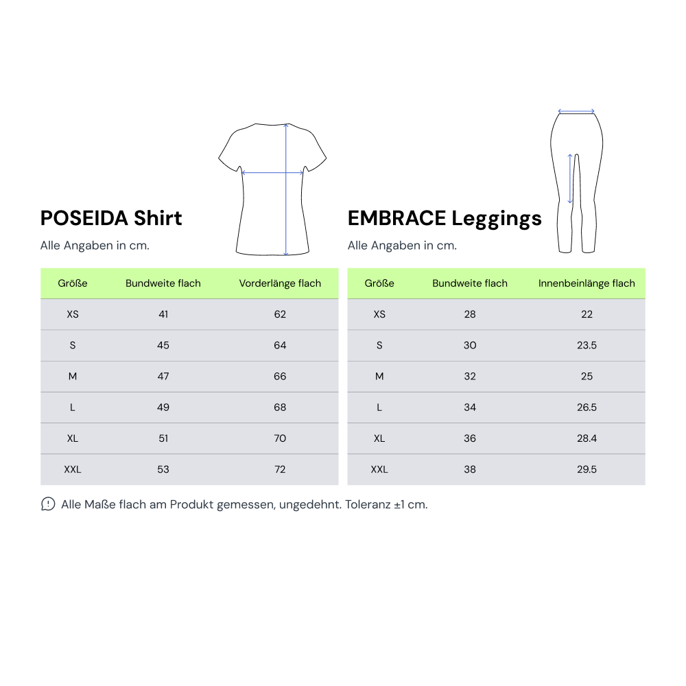 POSEIDA Sportset EMBRACE | Black