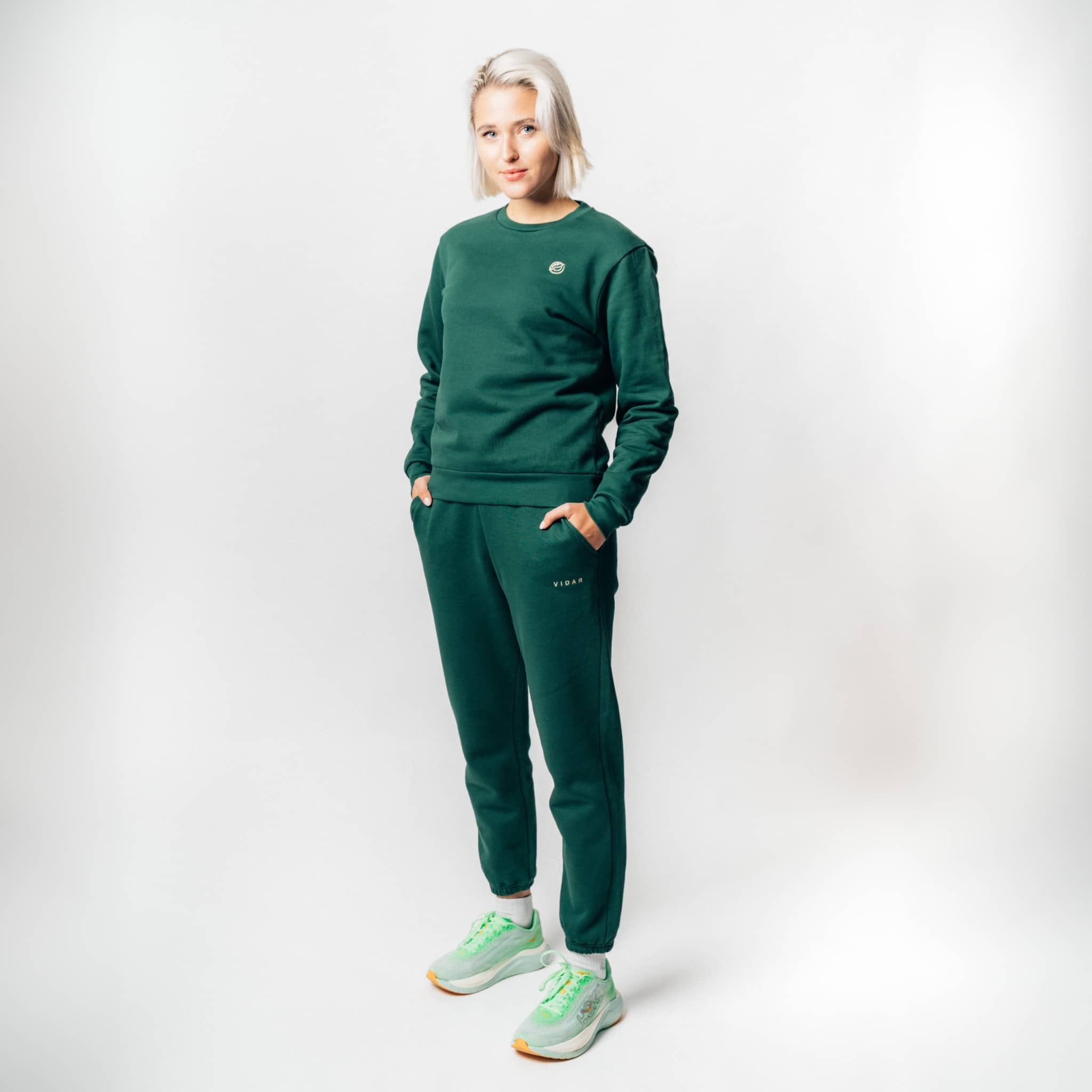 ALL COURT I Natural Sweatpants aus Bio-Baumwolle - dunkelgrün