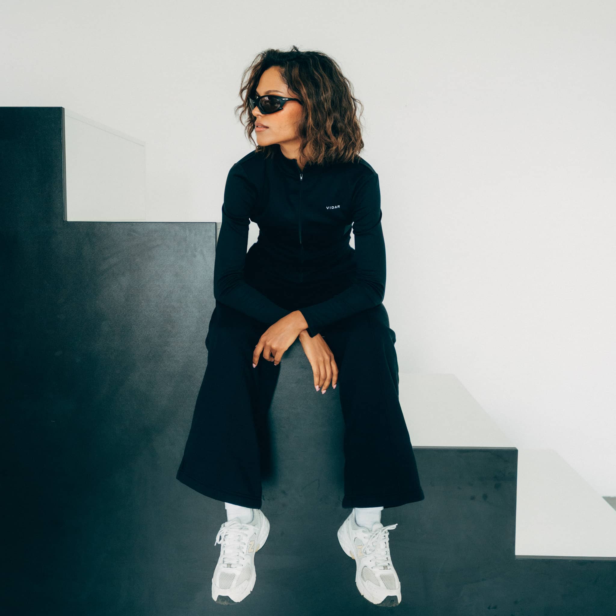 OFF COURT I Natural Baggy Sweatpants - schwarz