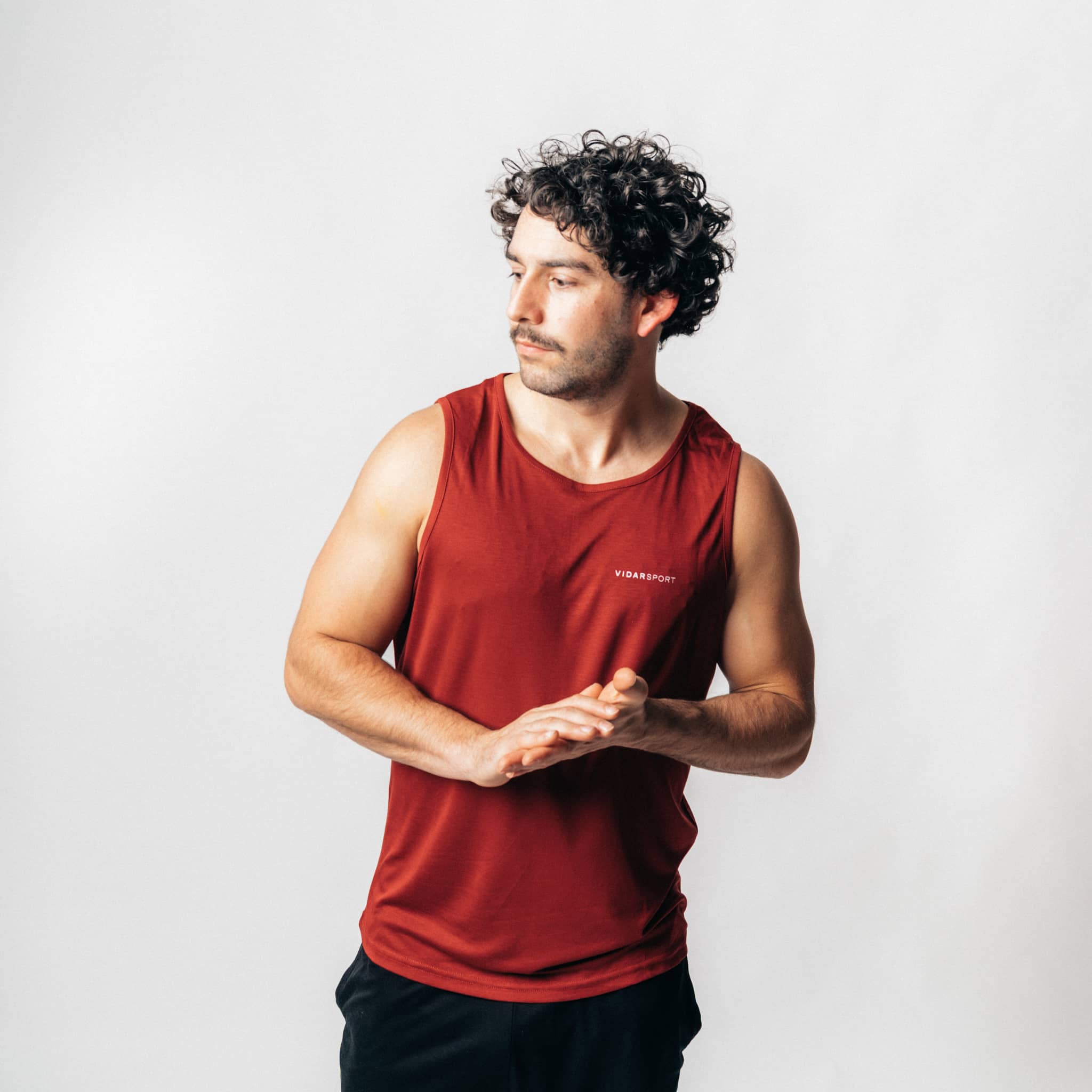 ANSWER | Sleeveless Sport Shirt rot