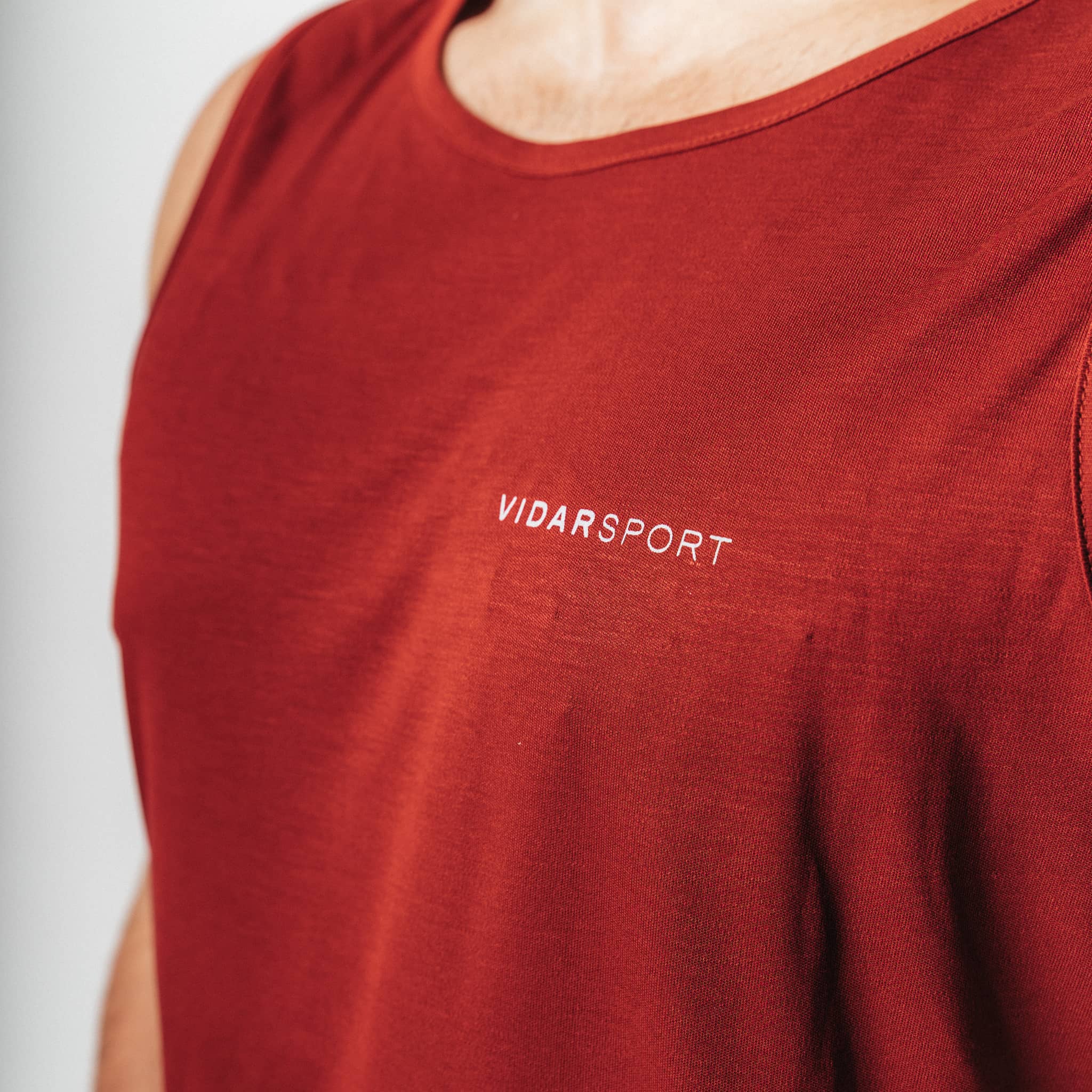 ANSWER | Sleeveless Sport Shirt rot